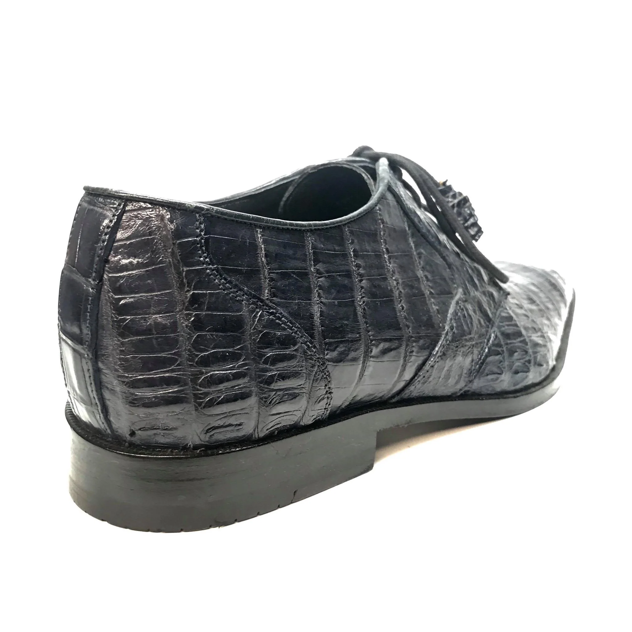 Los Altos All-Over Crocodile Lace Up Dress Shoes - Image 13