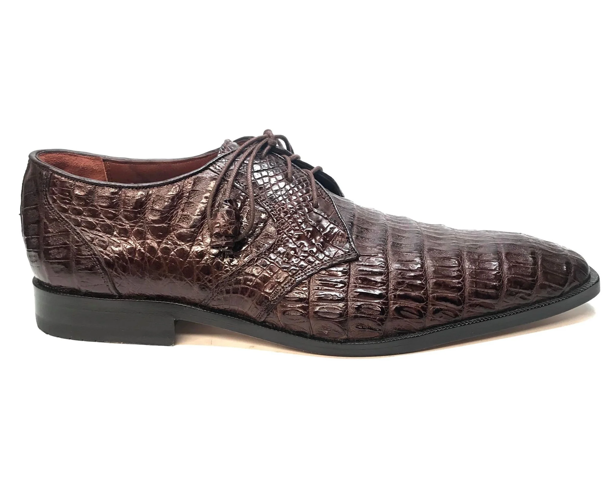 Los Altos All-Over Crocodile Lace Up Dress Shoes - Image 26
