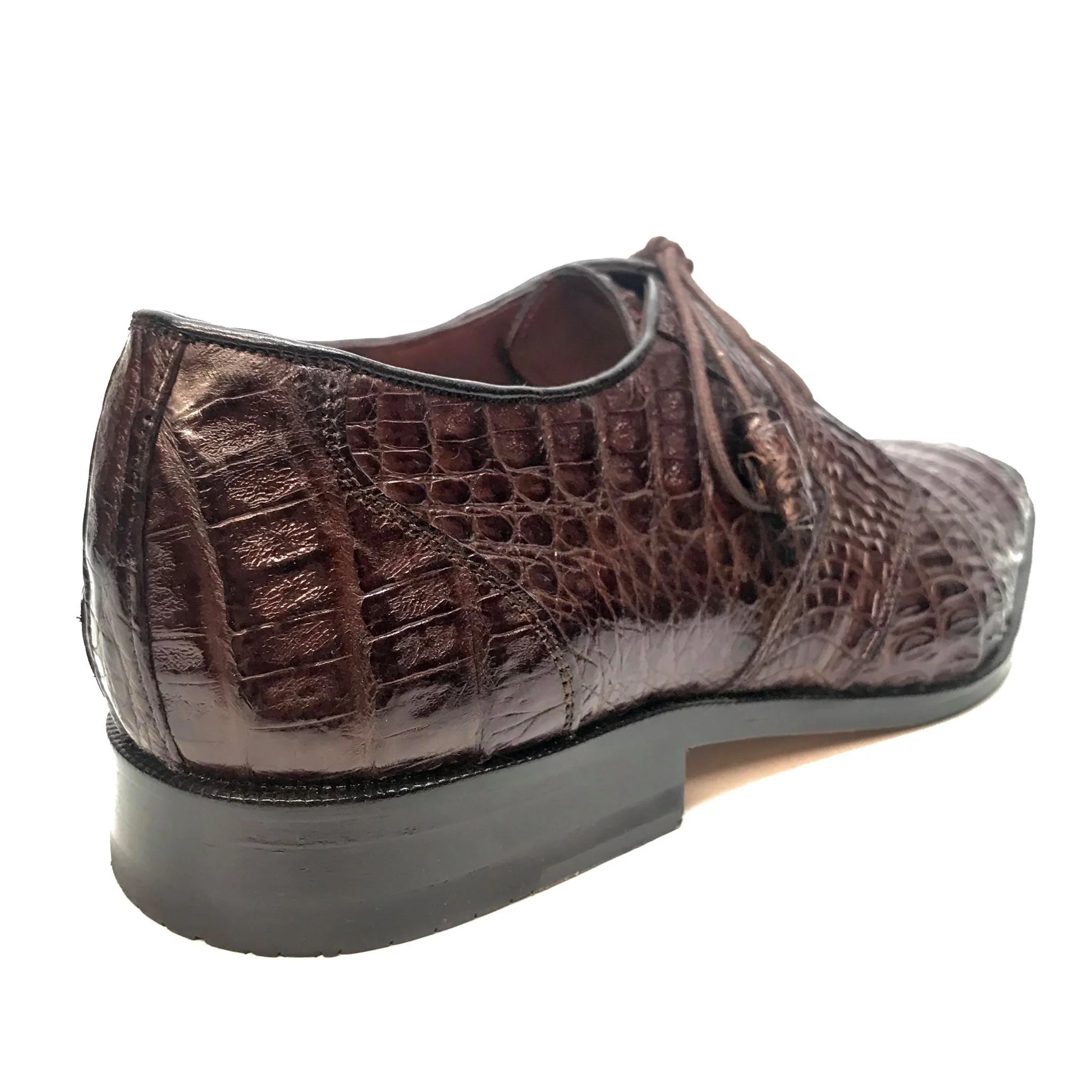 Los Altos All-Over Crocodile Lace Up Dress Shoes - Image 27