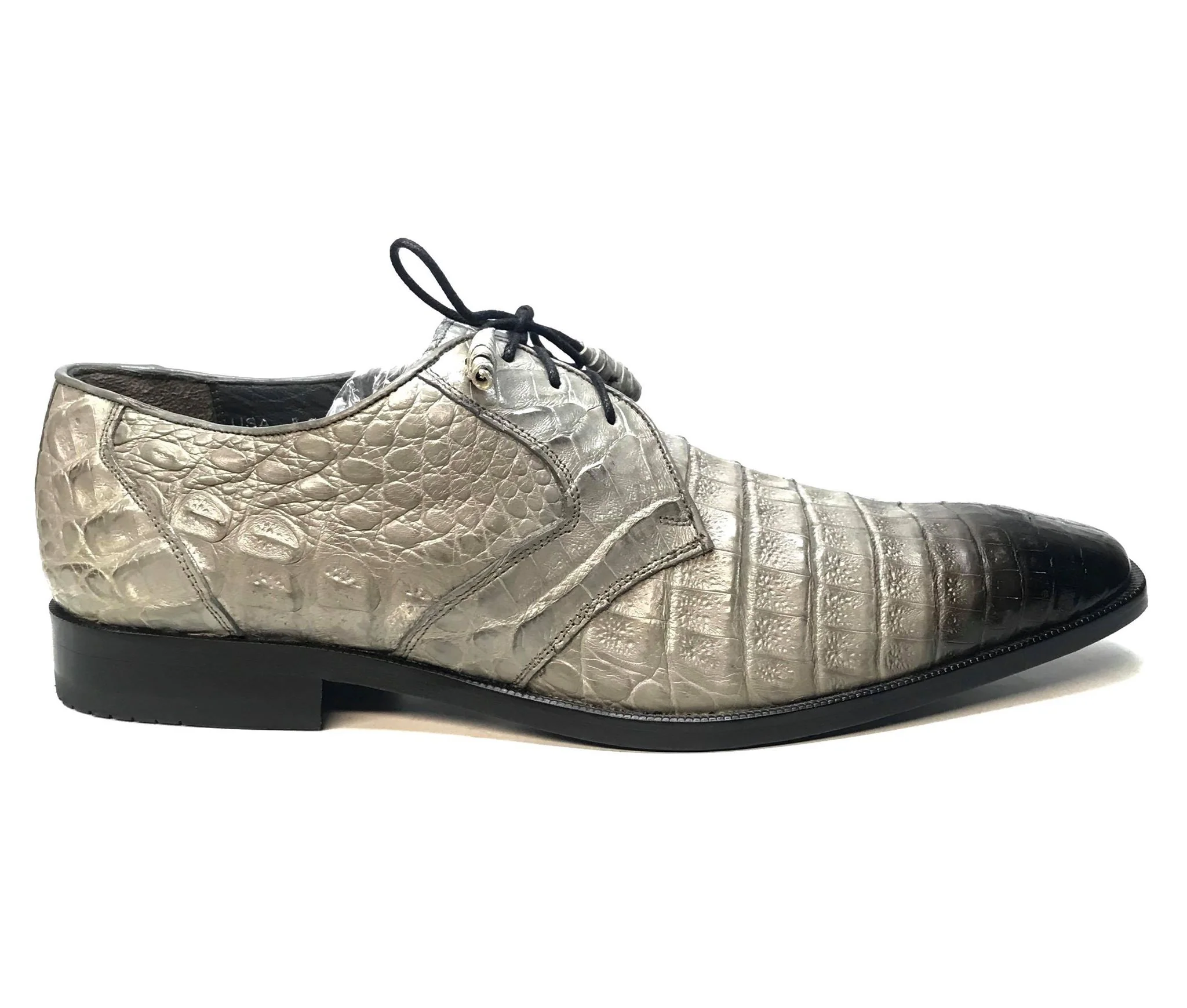 Los Altos All-Over Crocodile Lace Up Dress Shoes - Image 31