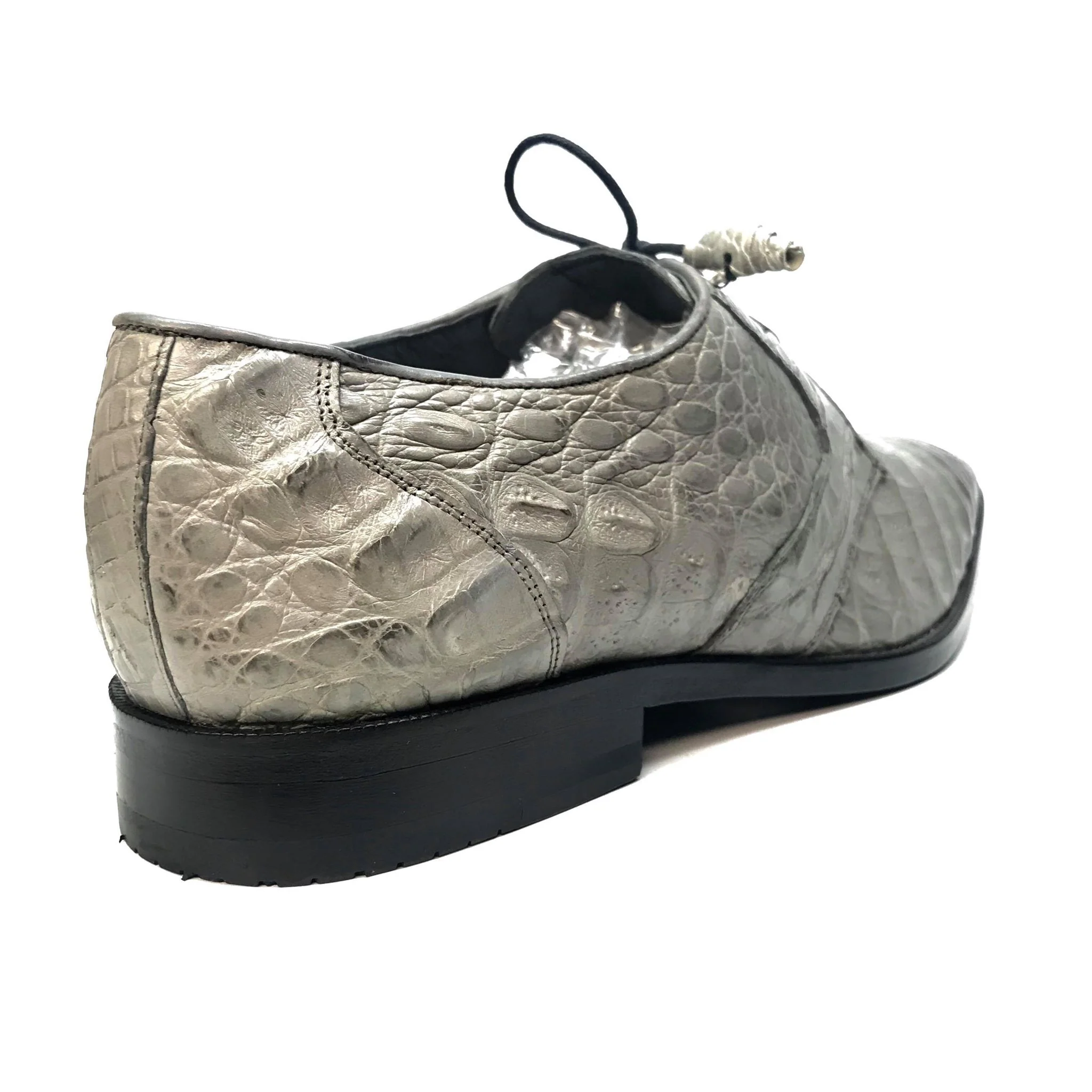 Los Altos All-Over Crocodile Lace Up Dress Shoes - Image 34