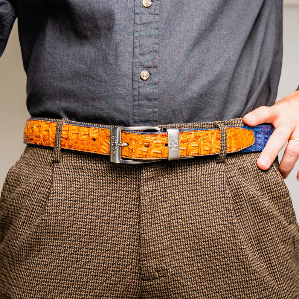 Luciano Belt Blue / Brandy - Image 5