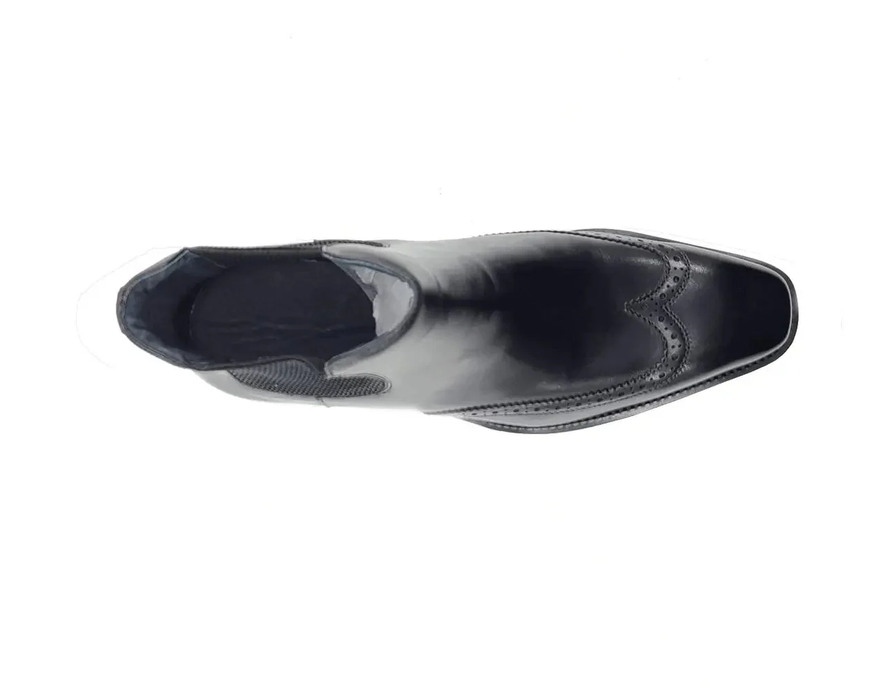 Lug Sole Chelsea Boot with Wingtip Toe - Image 20