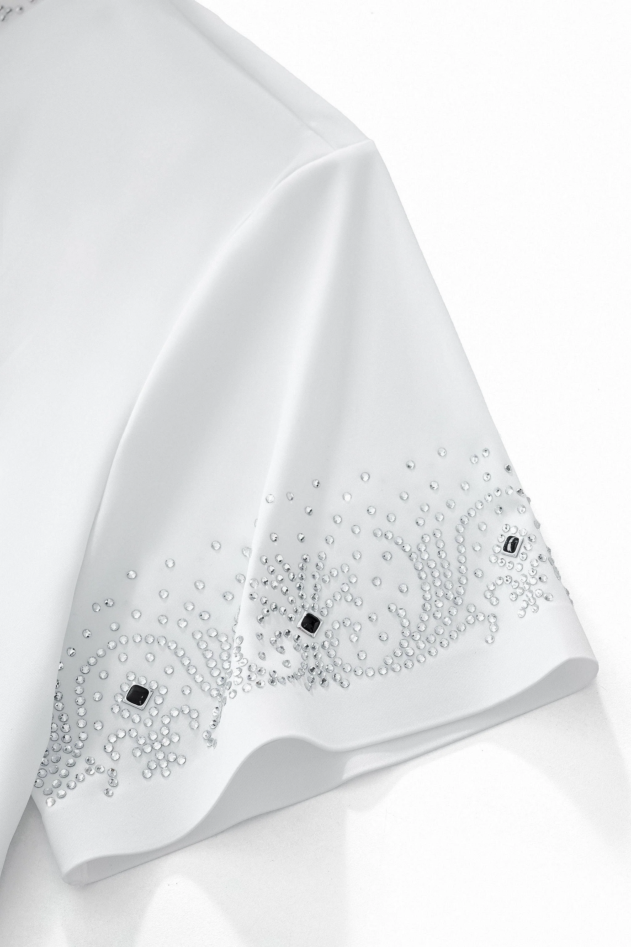 Lustre Aura Polo WHITE/SILVER - Image 4