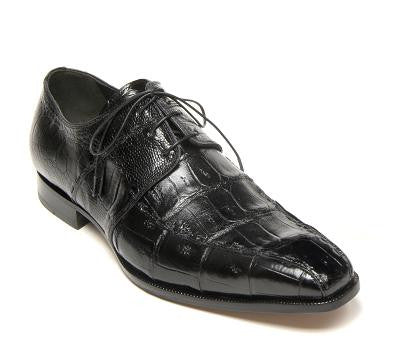 Mauri - "4680 Portico" Crocodile and Ostrich Leg Dress Shoe