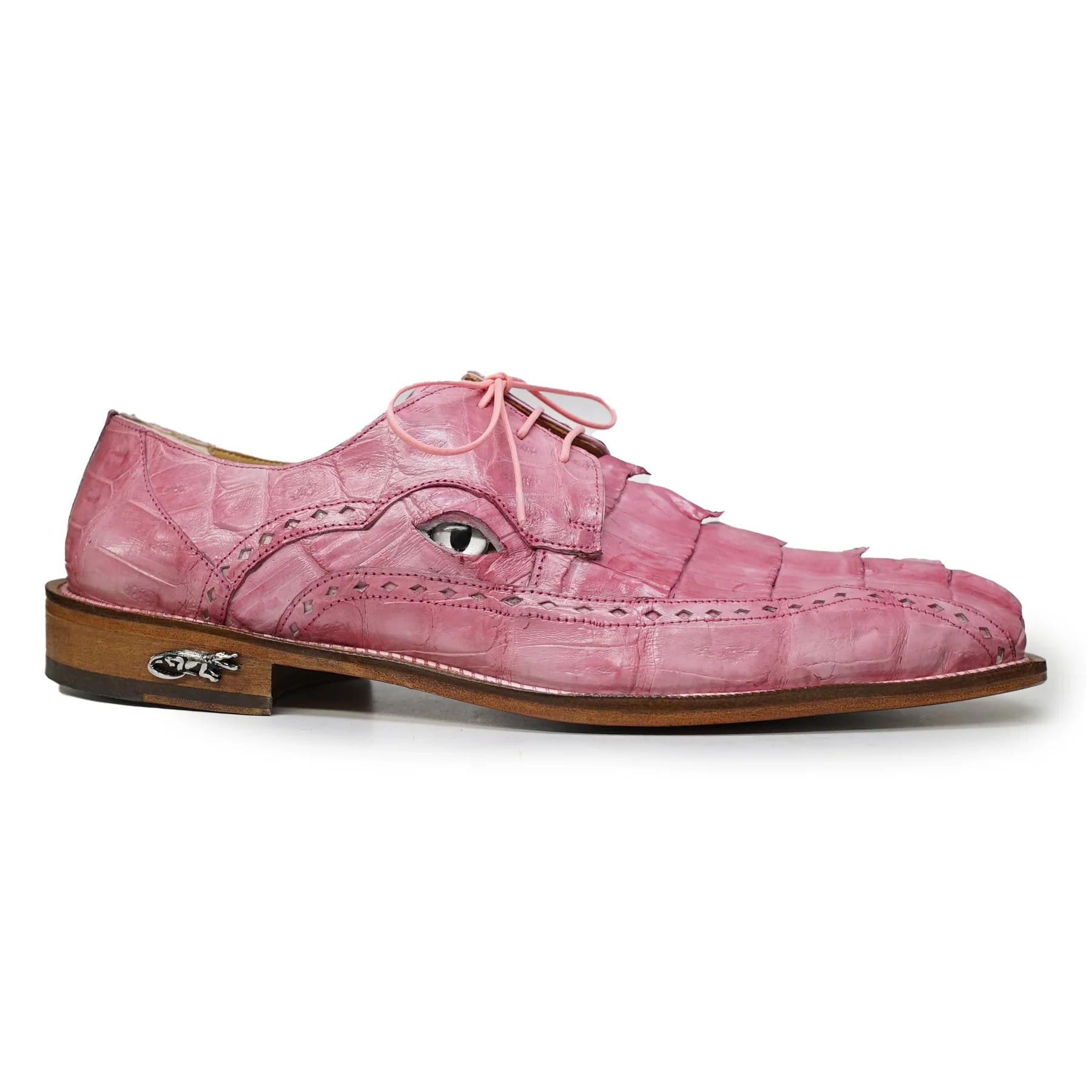 Mauri 4717/3 Pink Baby Croc / Hornback Dress Shoes