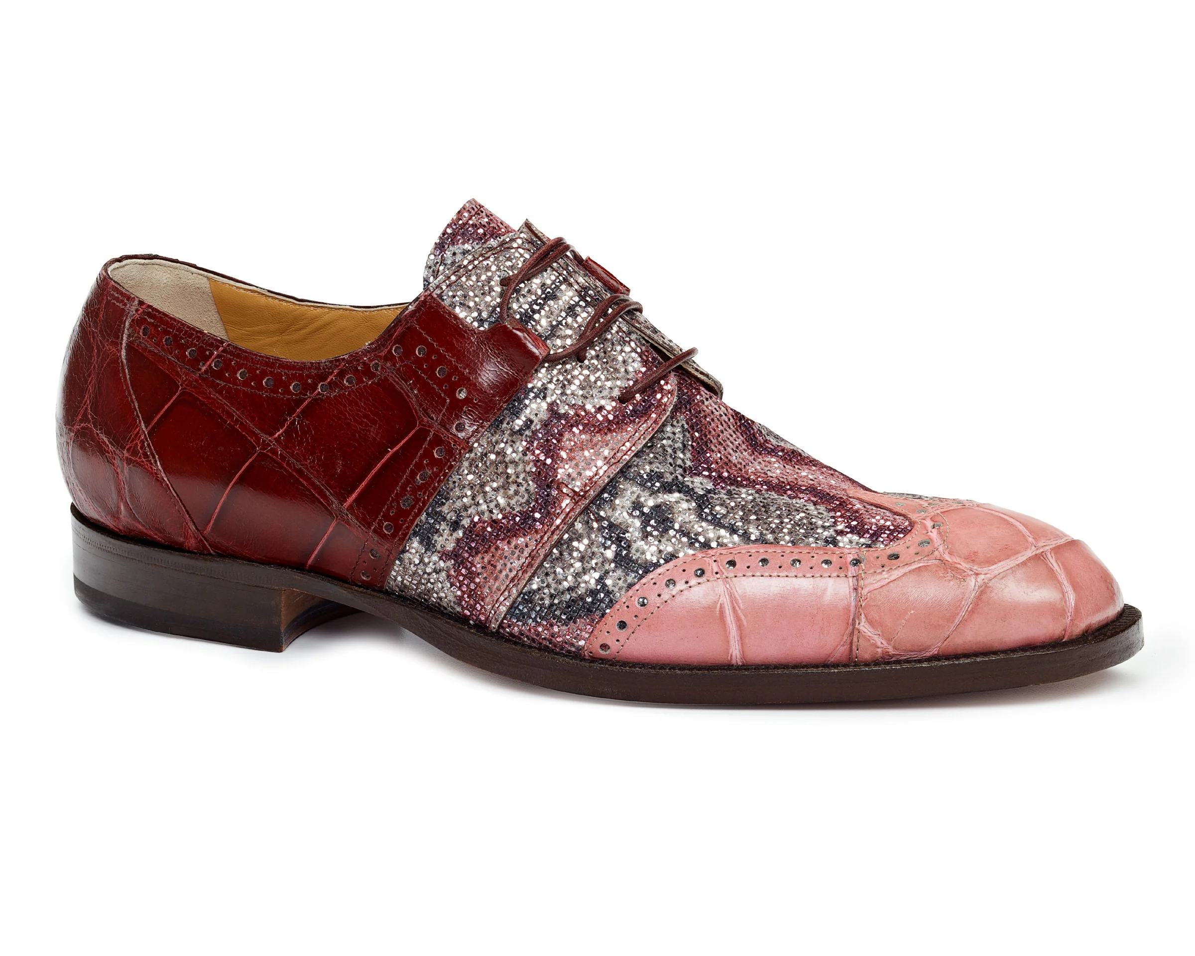 Mauri 53124 Caracalla Alligator Wingtip Dress Shoes - Image 2