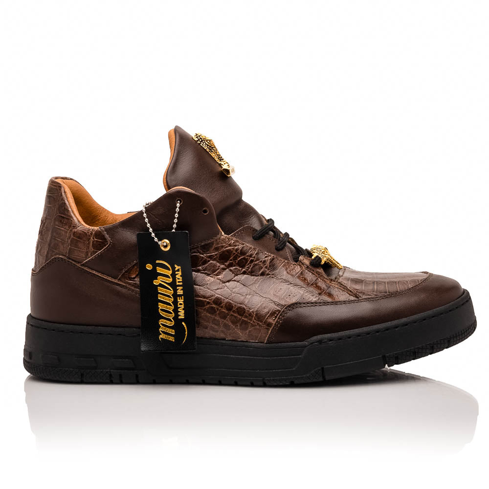 Mauri 8423 Sport Rust Caiman Nappa Sneakers - Image 2