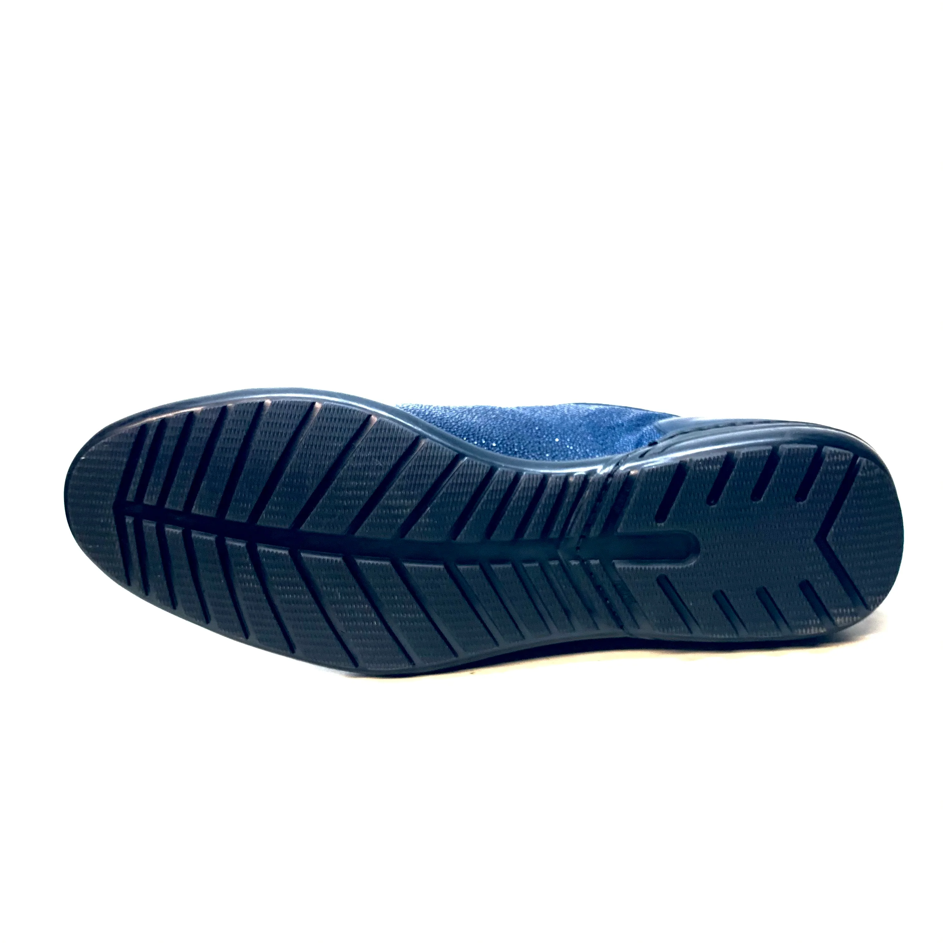 Mauri "8527" Deep Blue Stingray/ Ostrich Leg Sneaker - Image 9