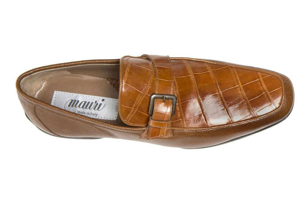 Mauri - "9259/1 Fontana" Pebble Grain Alligator Loafer - Image 2