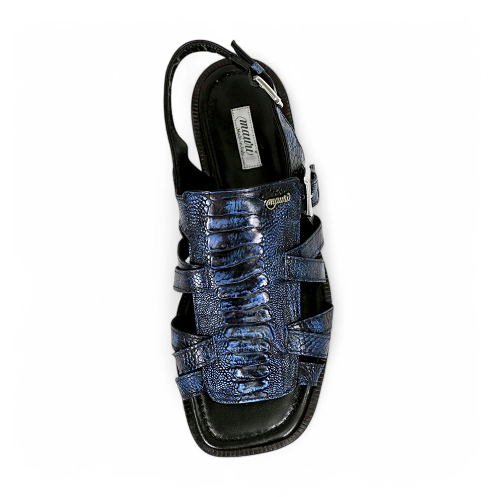 Mauri Antigua 5197 Special Dye Night Ostrich Leg Sandals - Image 4