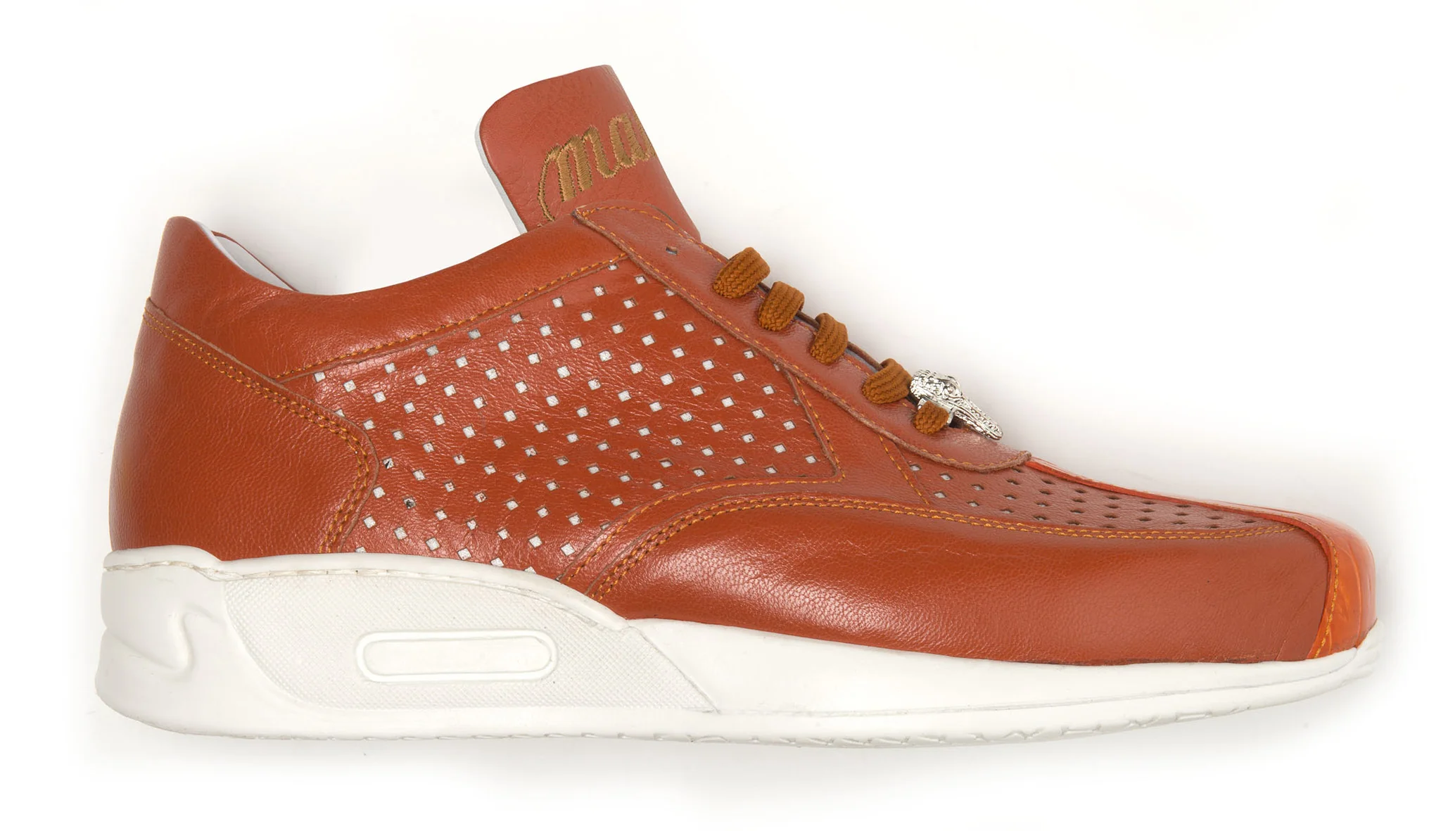 Mauri - "M770 Perforated" Crocodile Sneakers - Image 4