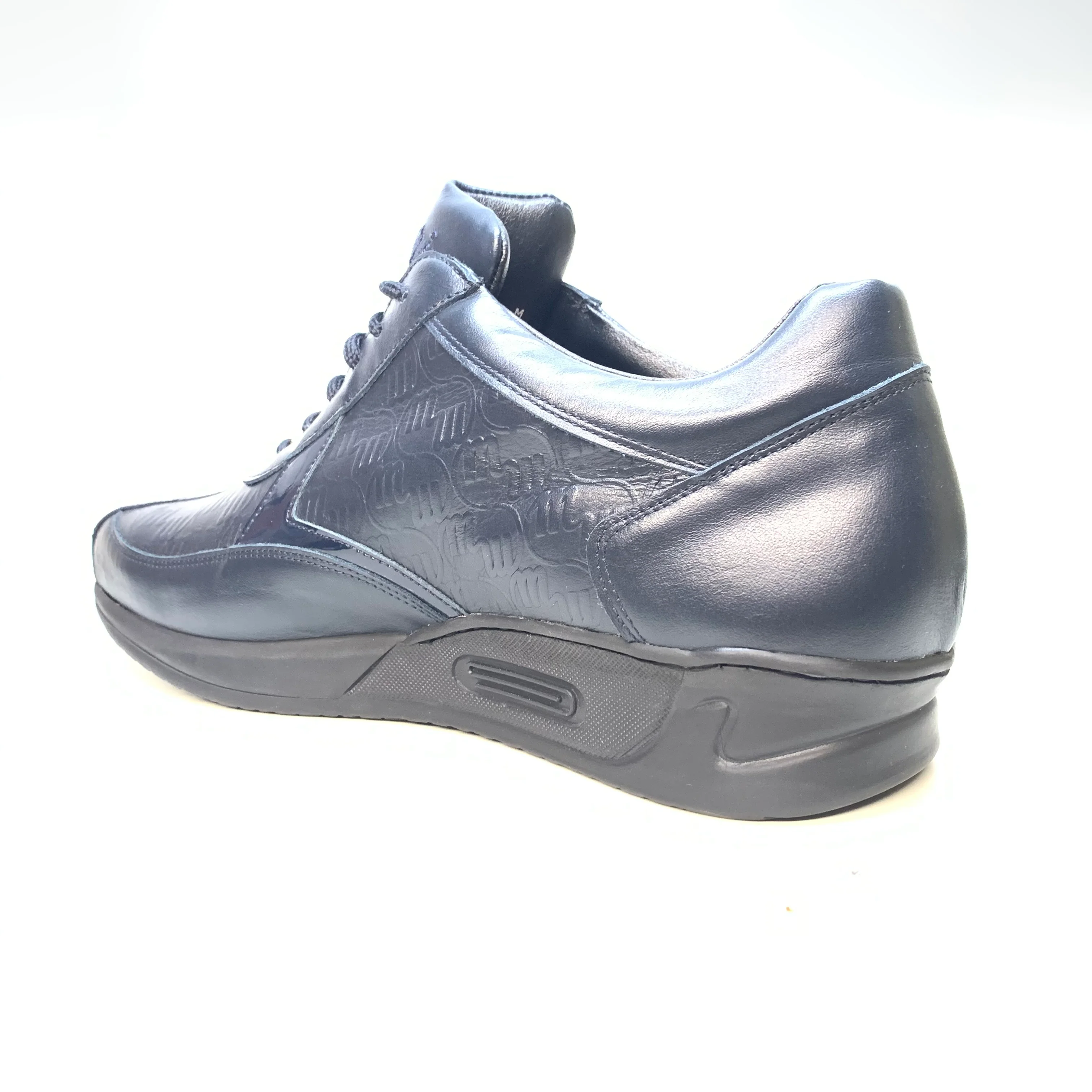Mauri M770 Navy Crocodile Sneakers - Image 4