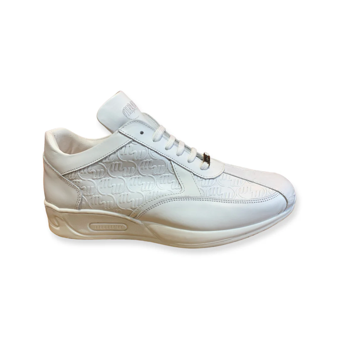 Mauri M770 White Crocodile Sneakers - Image 2