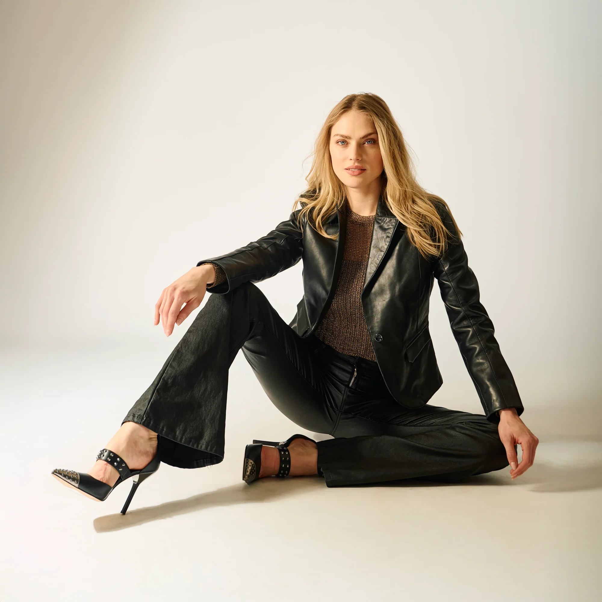 Mauritius Women's Megan RF Leather Blazer - Image 3