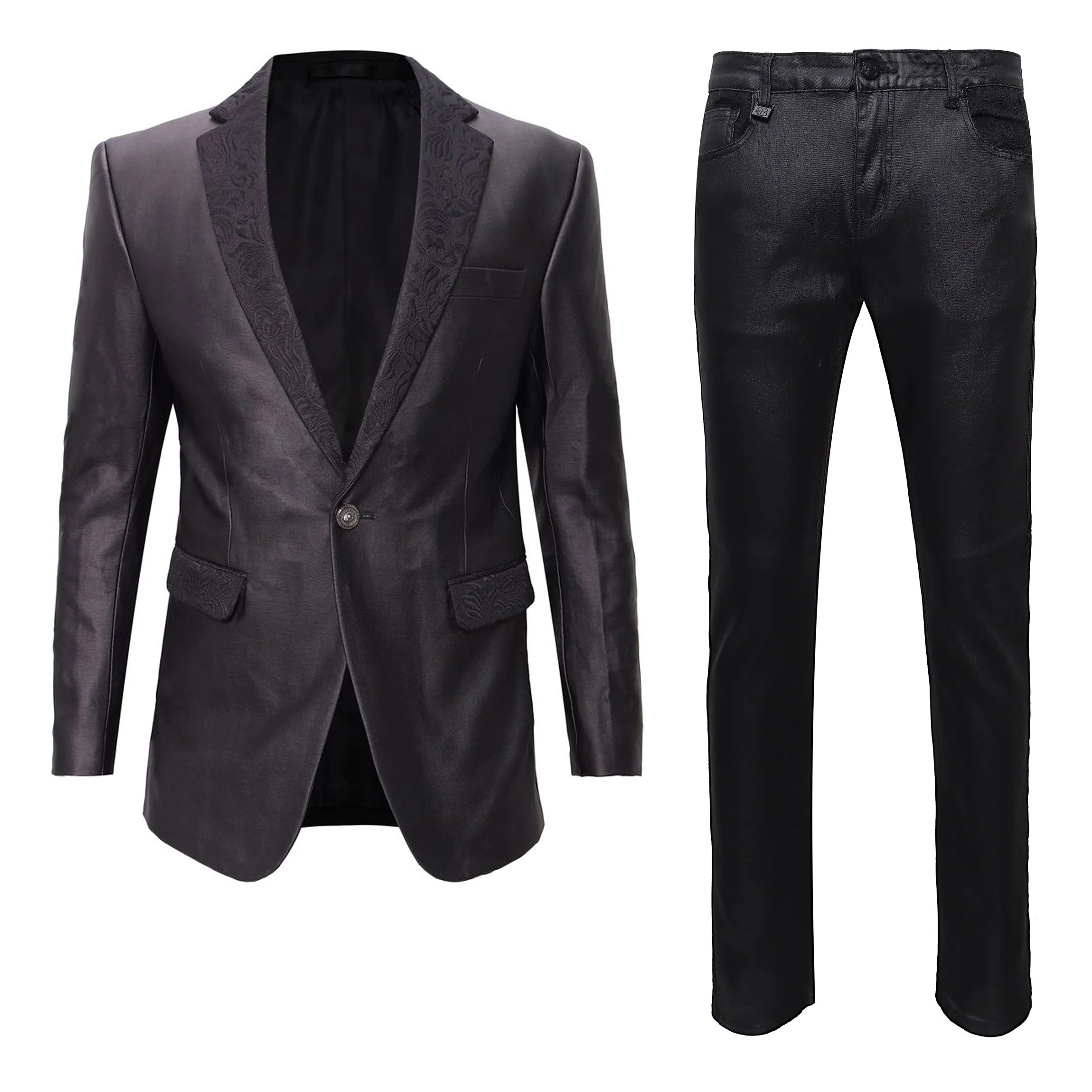 Midnight Sculpt + Crisp Creation Pants SET - BLACK