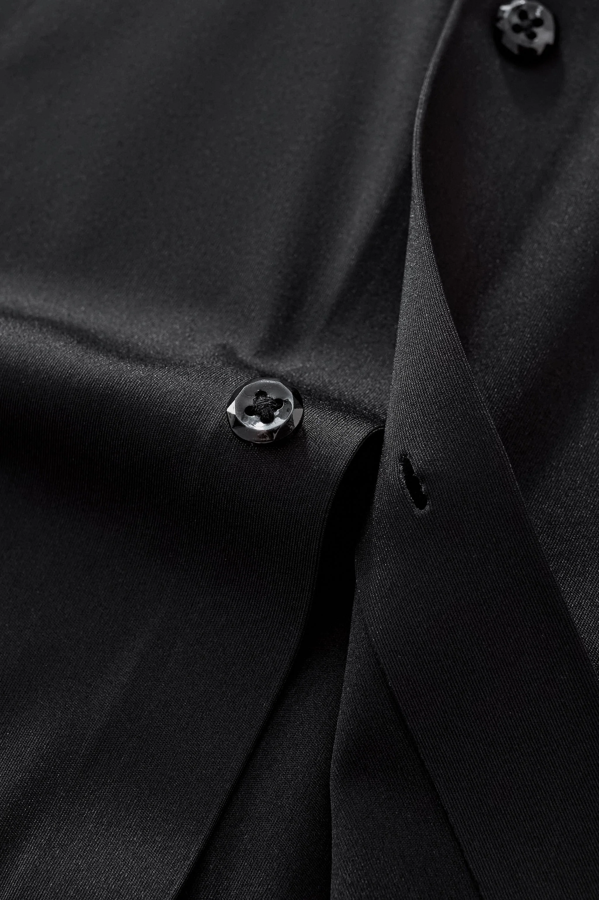 Midnight Wave Embellished LS Shirt BLACK - Image 7