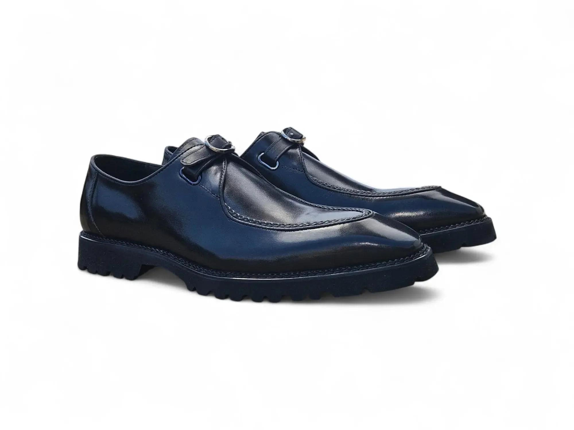 Moc Toe Single Monk Loafer - Image 4