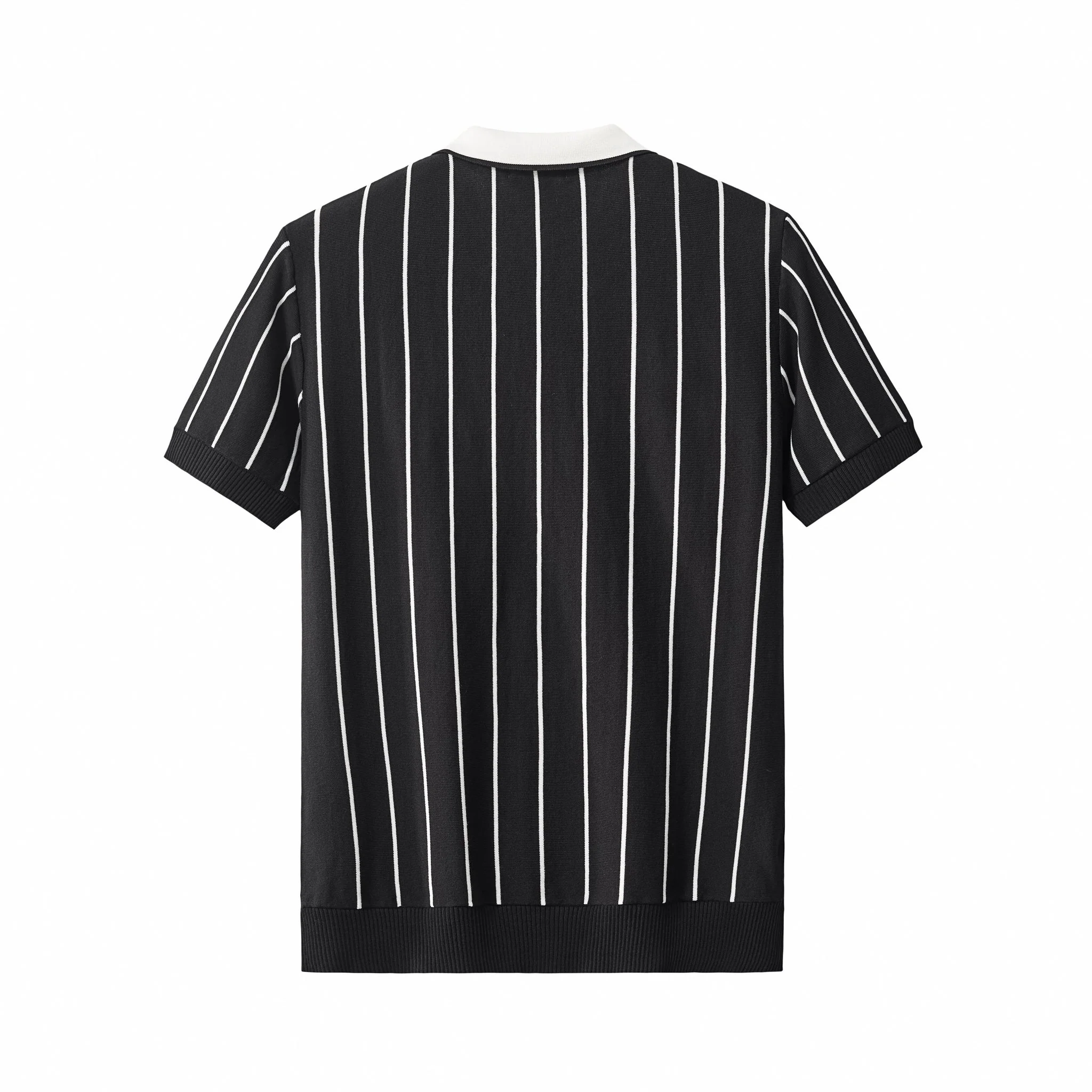 ModStripe Knit Shirt BLACK - Image 2
