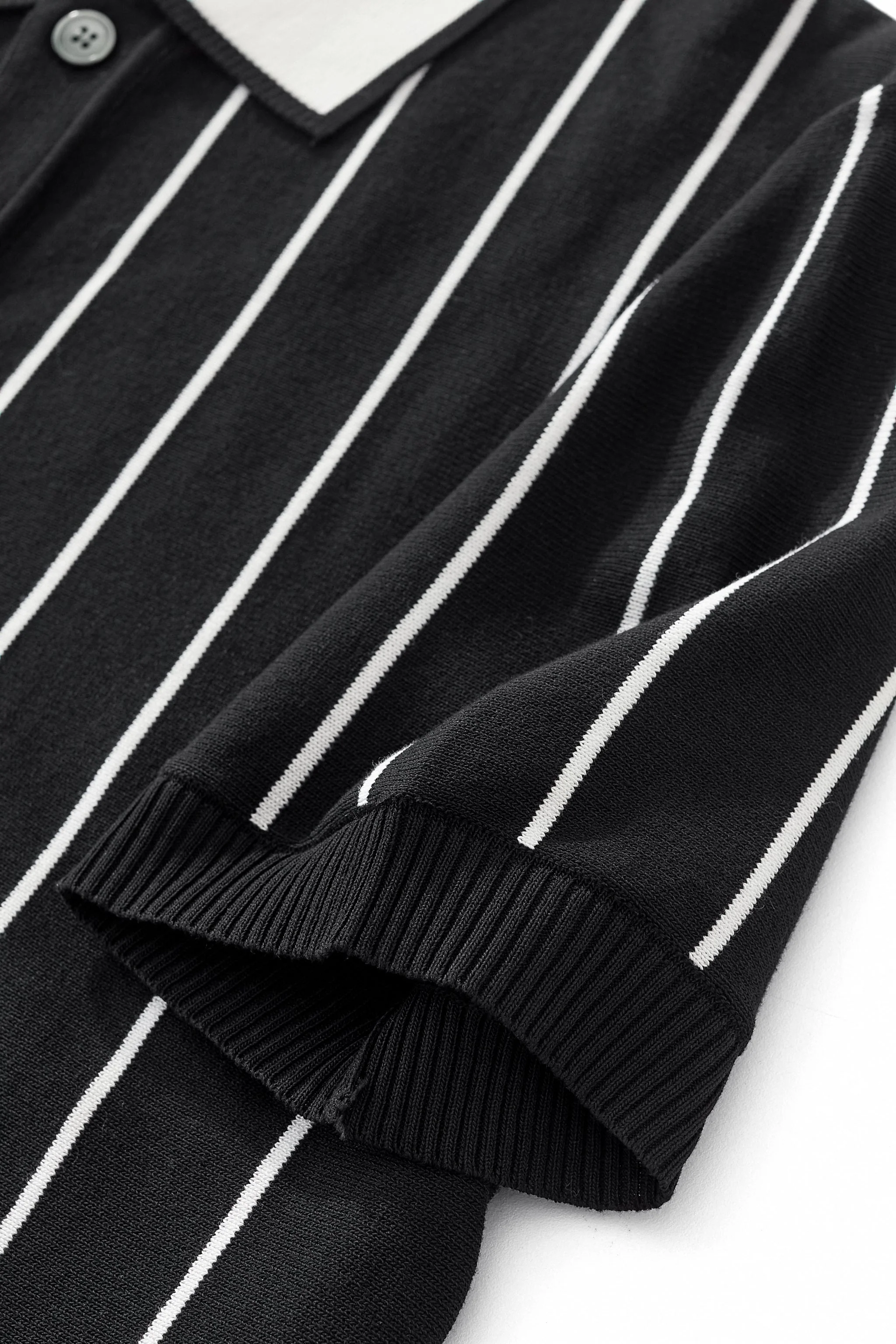 ModStripe Knit Shirt BLACK - Image 5