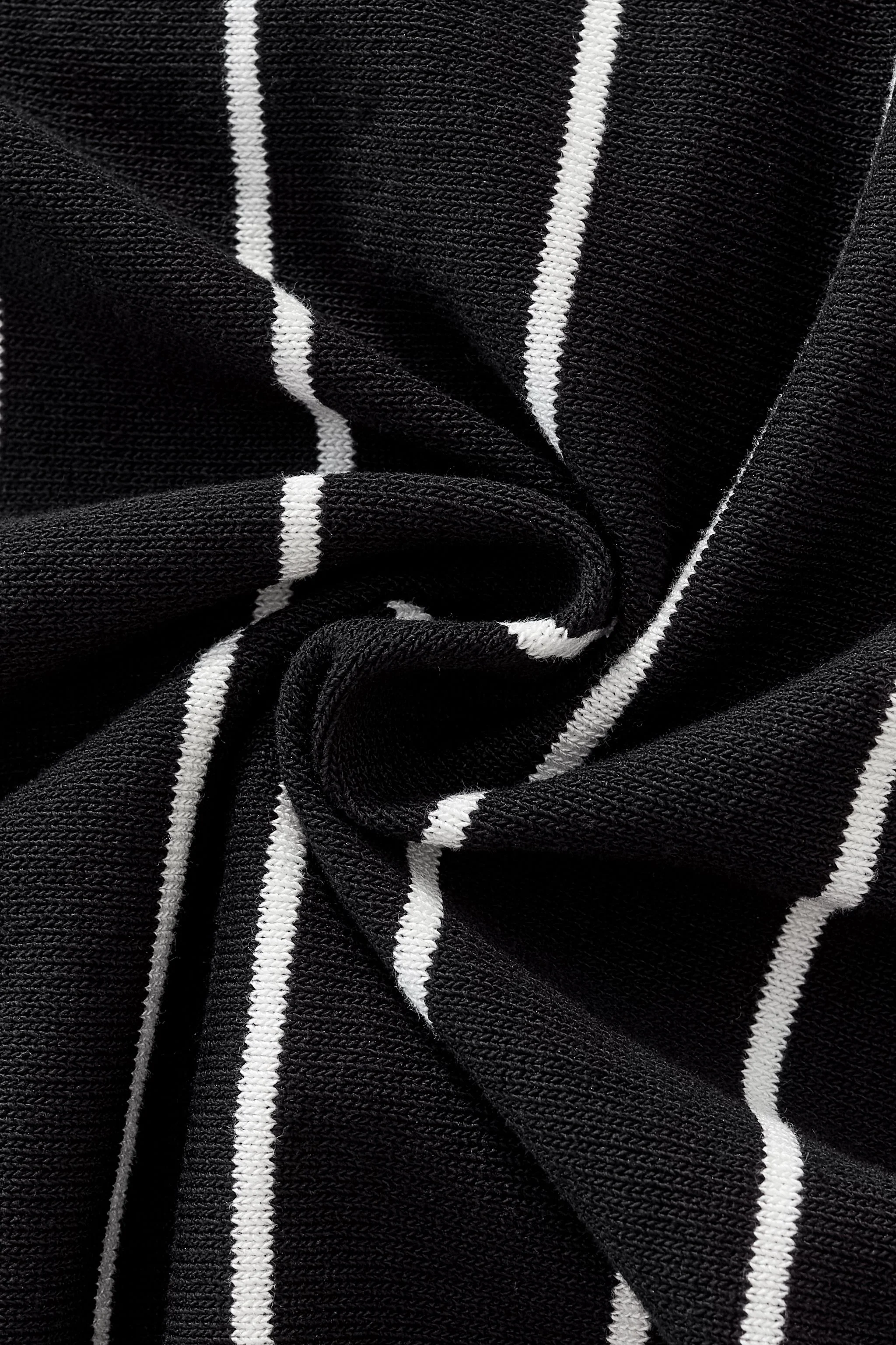 ModStripe Knit Shirt BLACK - Image 7