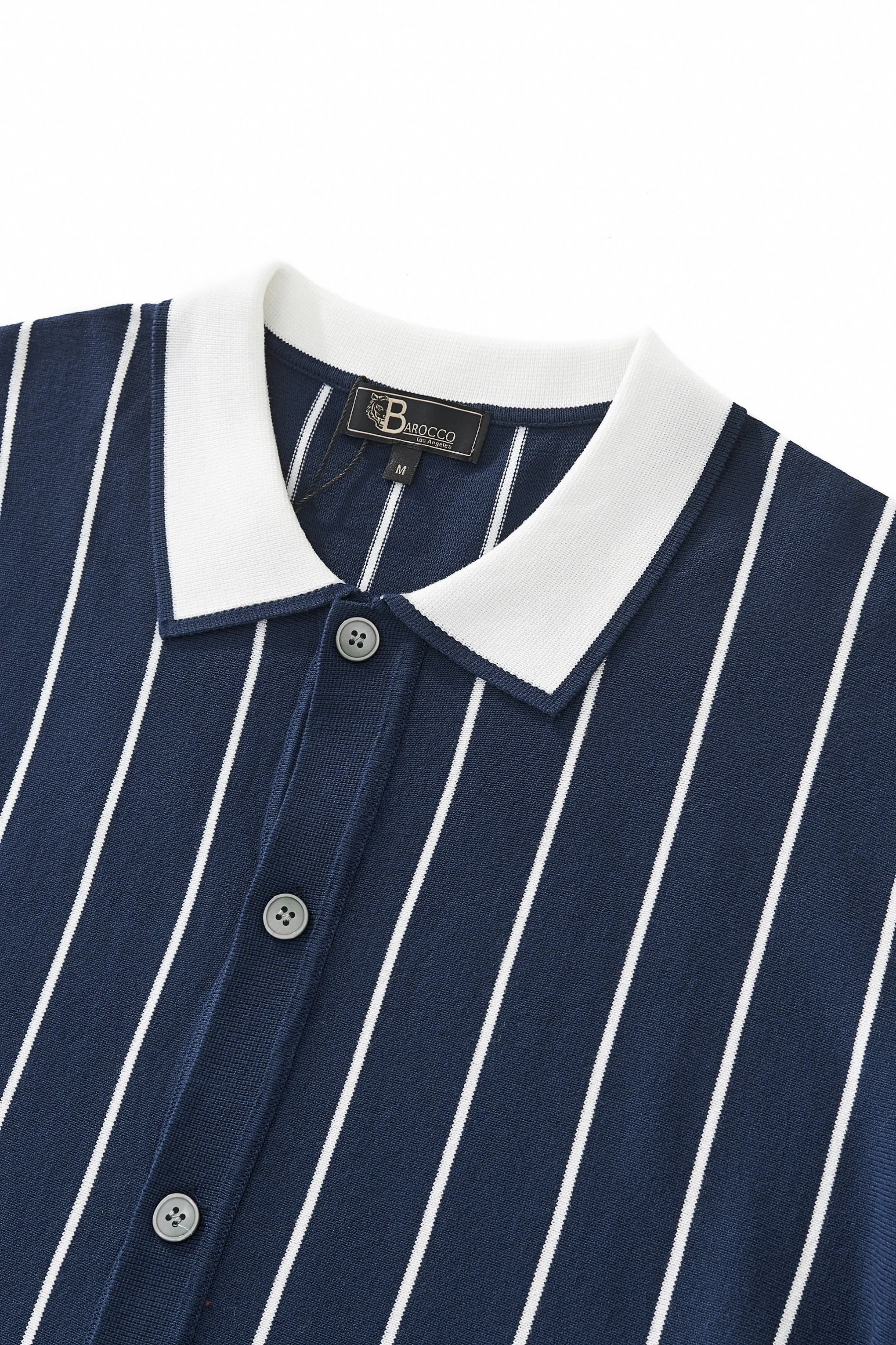 ModStripe Knit Shirt NAVY/WHITE - Image 4