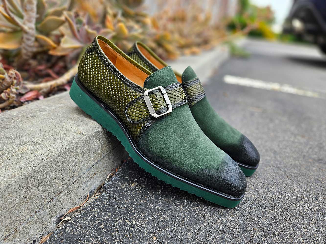 Multi Media Buckle Monkstrap Slip-on - Image 16