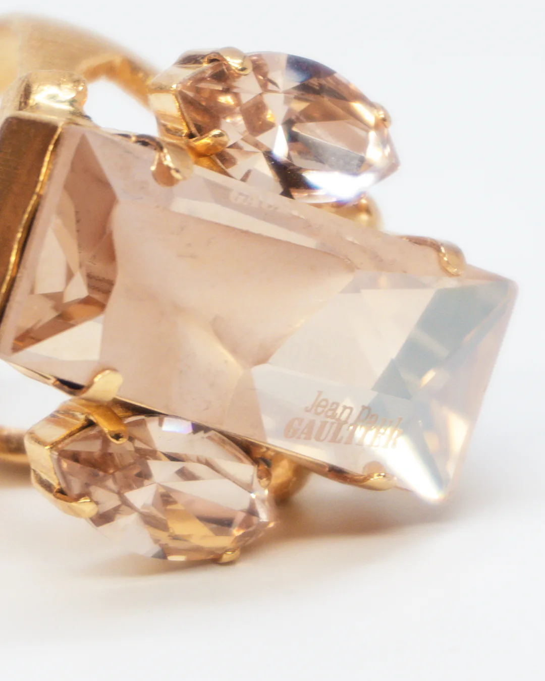 Nikolas Frangos x Jean Paul Gaultier Pink Crystal Ring - Image 2