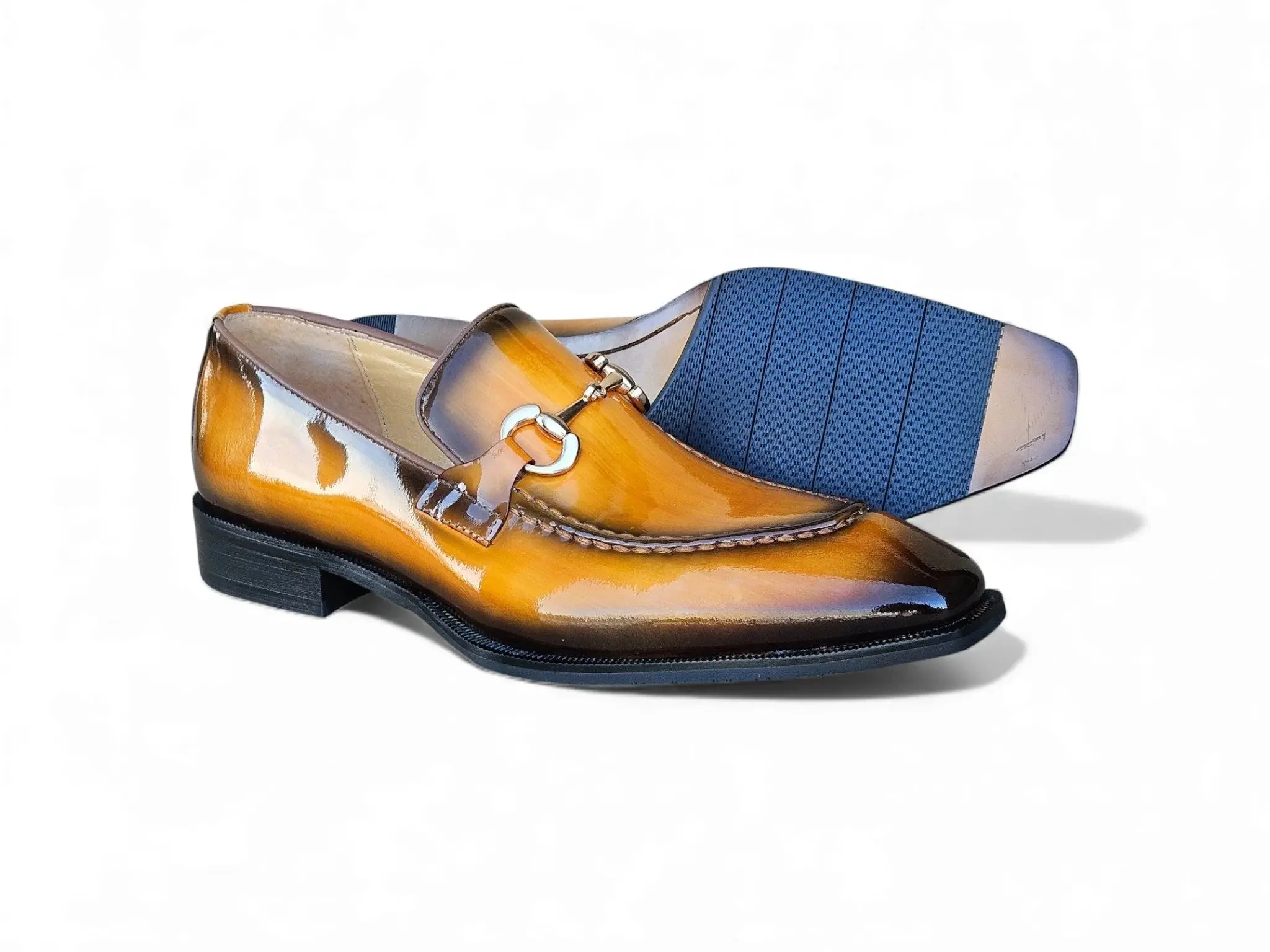 Patent Leather Buckle Loafer - Image 7