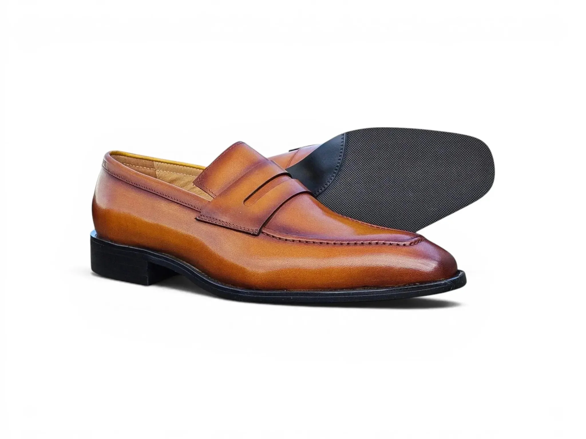 Patina Finished Penny Loafer - Image 2