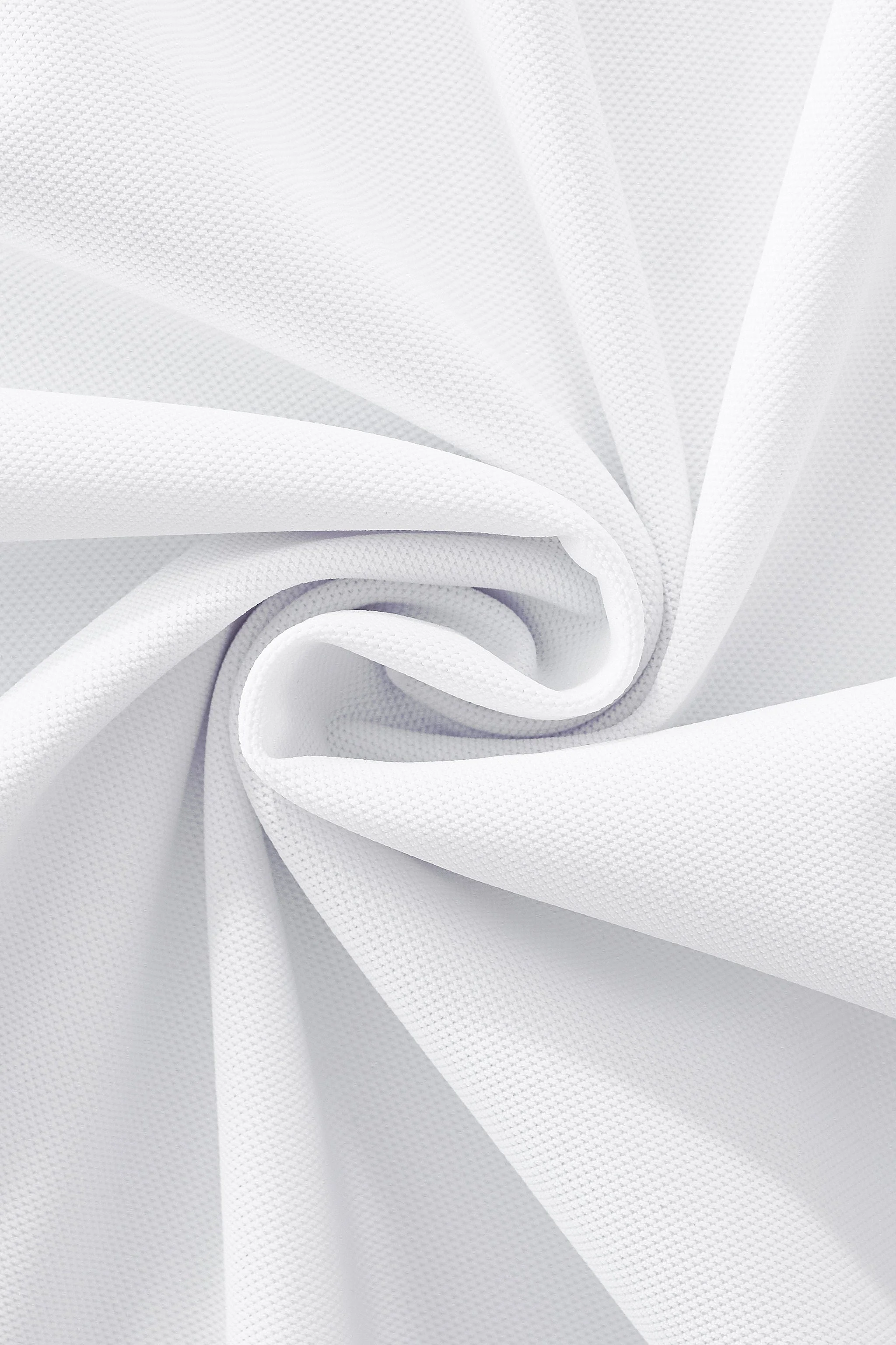 Pattern Trim Performance Polo – El Baron WHITE - Image 8