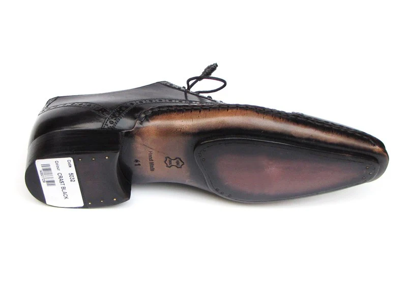 Paul Parkman Captoe Oxfords Black Shoes - Image 4