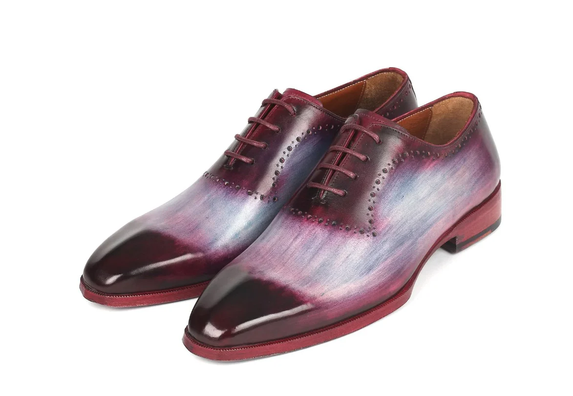 Paul Parkman Men's Blue & Purple Oxfords - Image 2