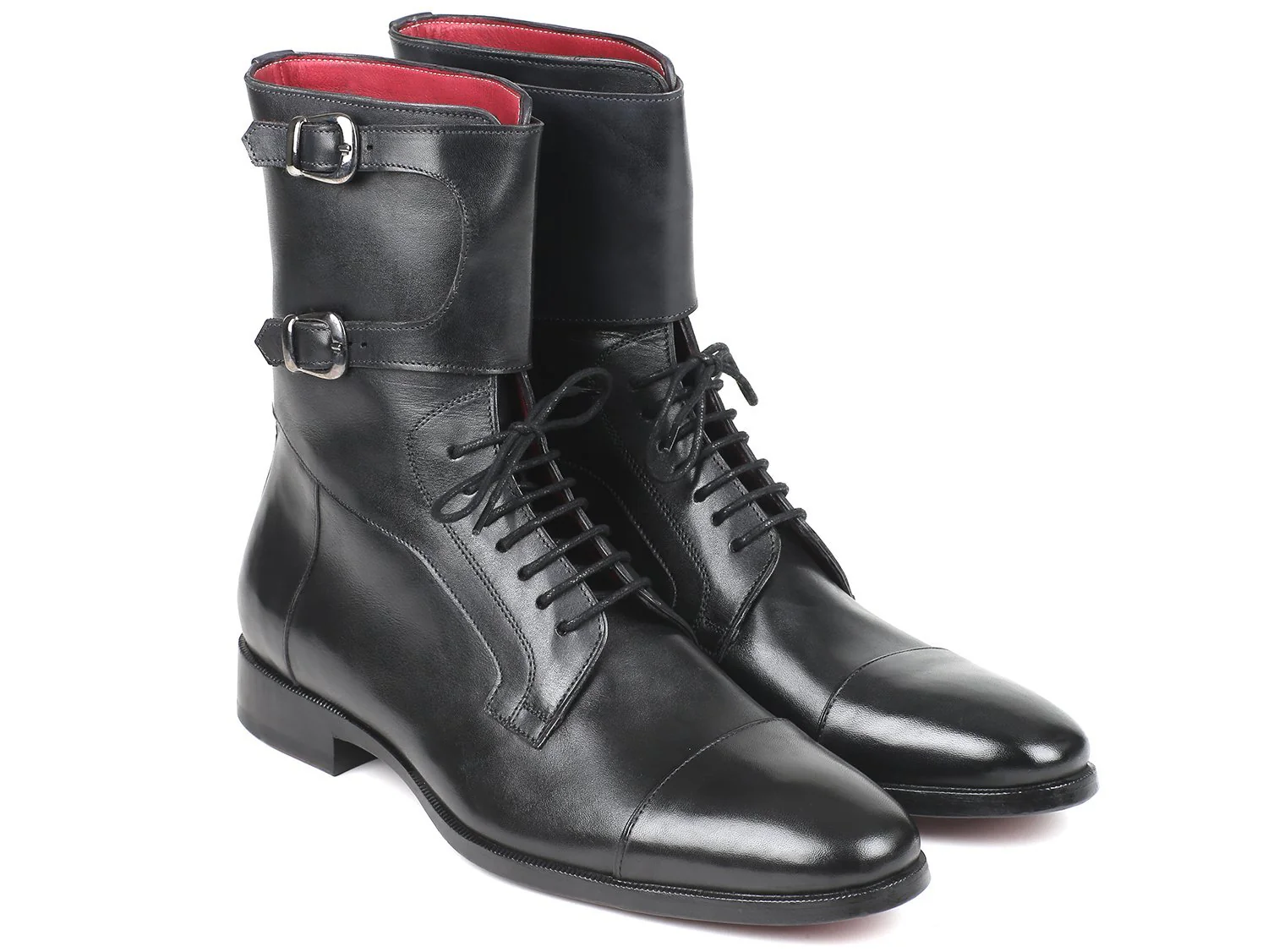 Paul Parkman Men's High Boots Black Calfskin - Image 5