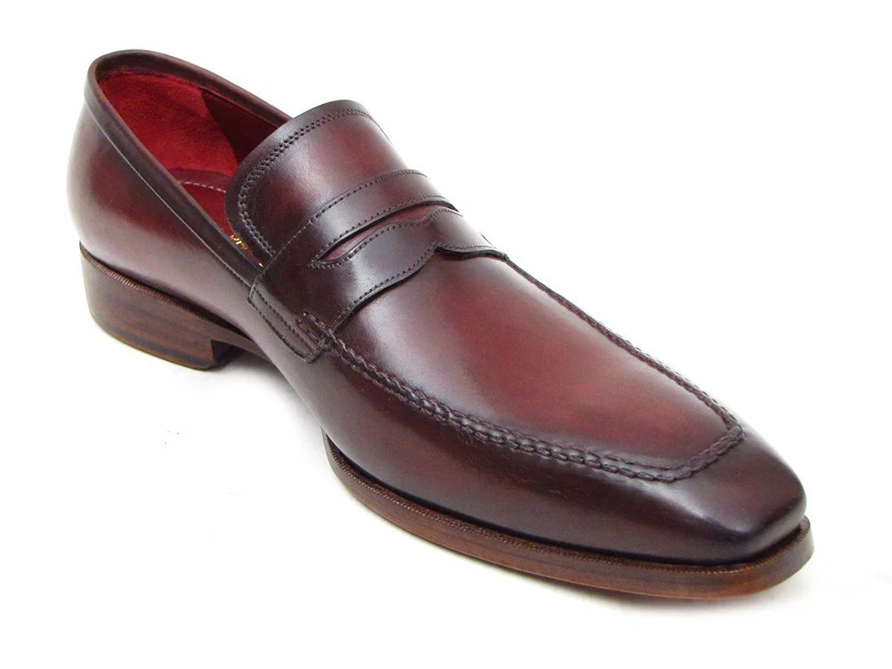 Paul Parkman Men's Penny Loafer Bordeaux Calfskin - Image 2