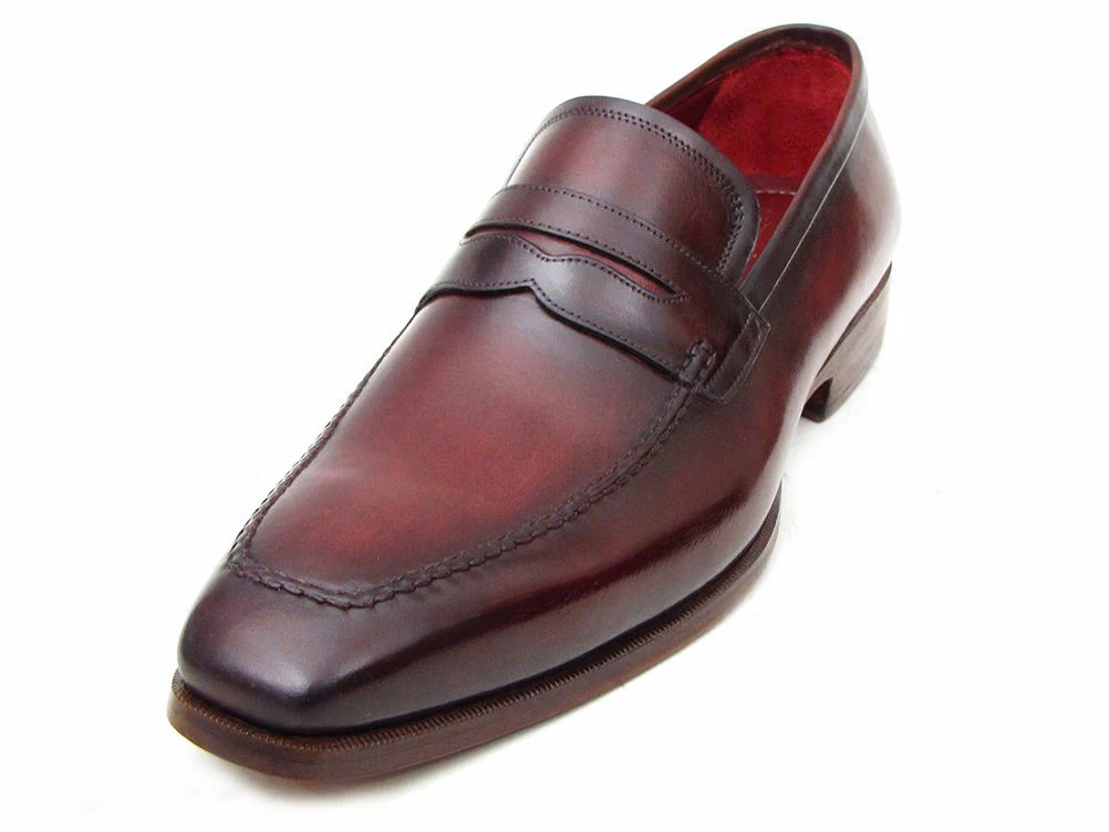 Paul Parkman Men's Penny Loafer Bordeaux Calfskin - Image 4