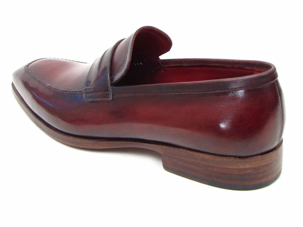 Paul Parkman Men's Penny Loafer Bordeaux Calfskin - Image 5