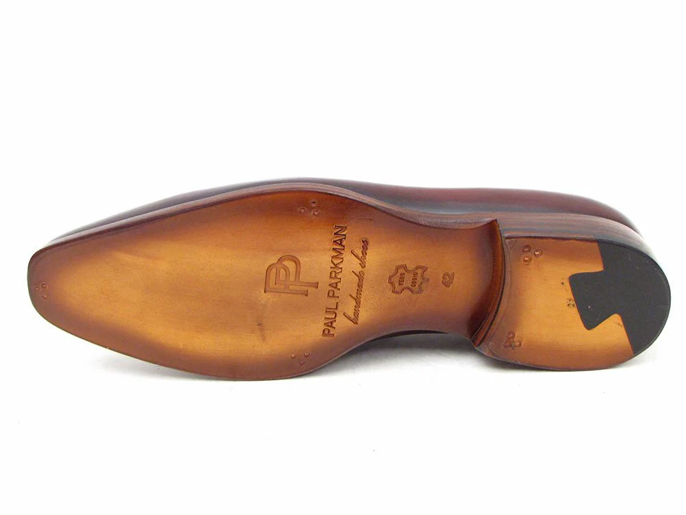 Paul Parkman Men's Penny Loafer Bordeaux Calfskin - Image 6