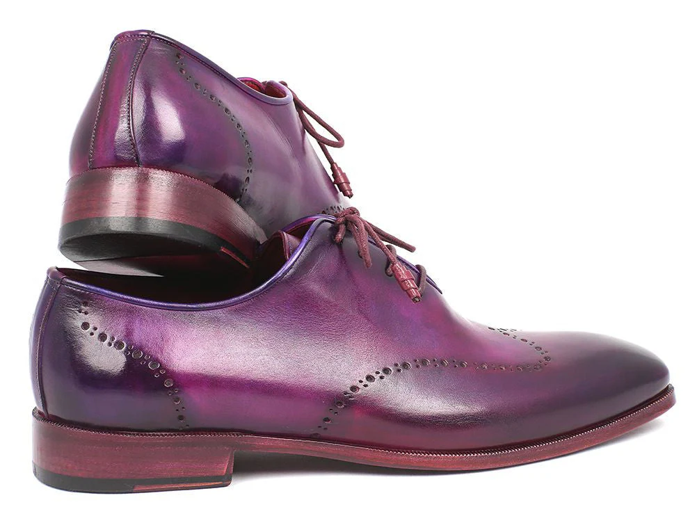 Paul Parkman Men's Purple Wingtip Oxfords - Image 3