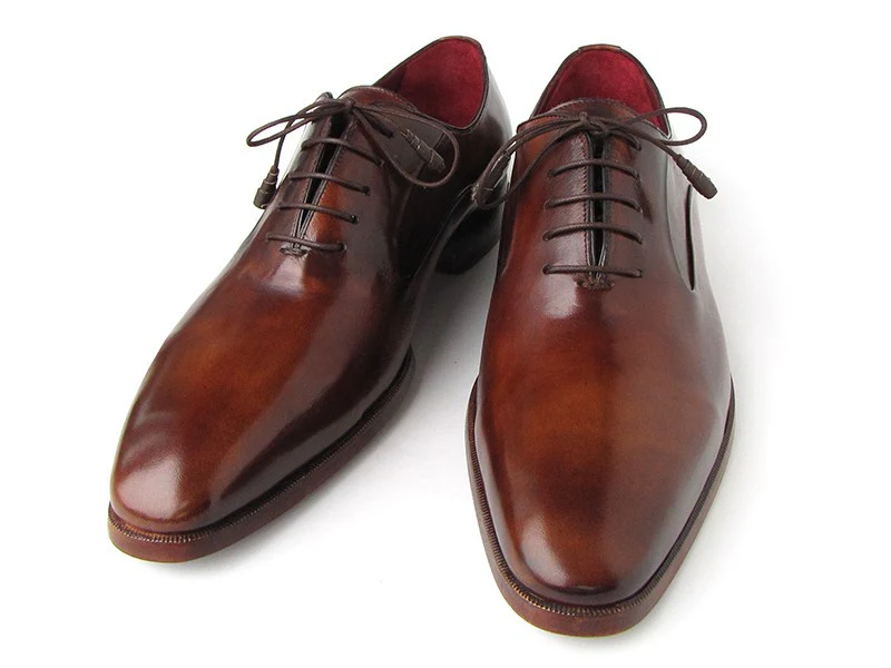 Paul Parkman Plain Toe Brown Calfskin Oxfords - Image 5