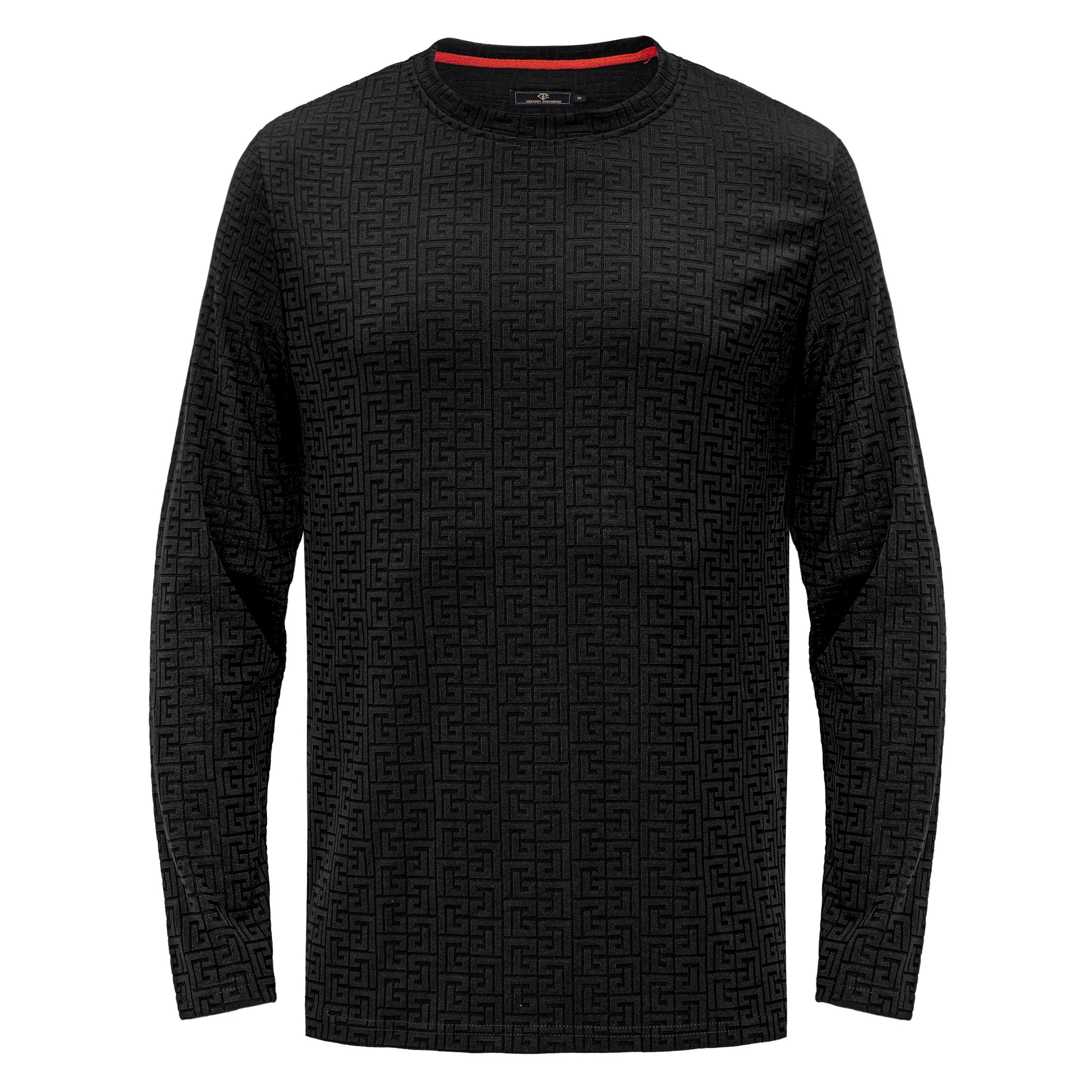PERFECT TIMING LS T-SHIRT - CENTURY PENTHOUSE BLACK