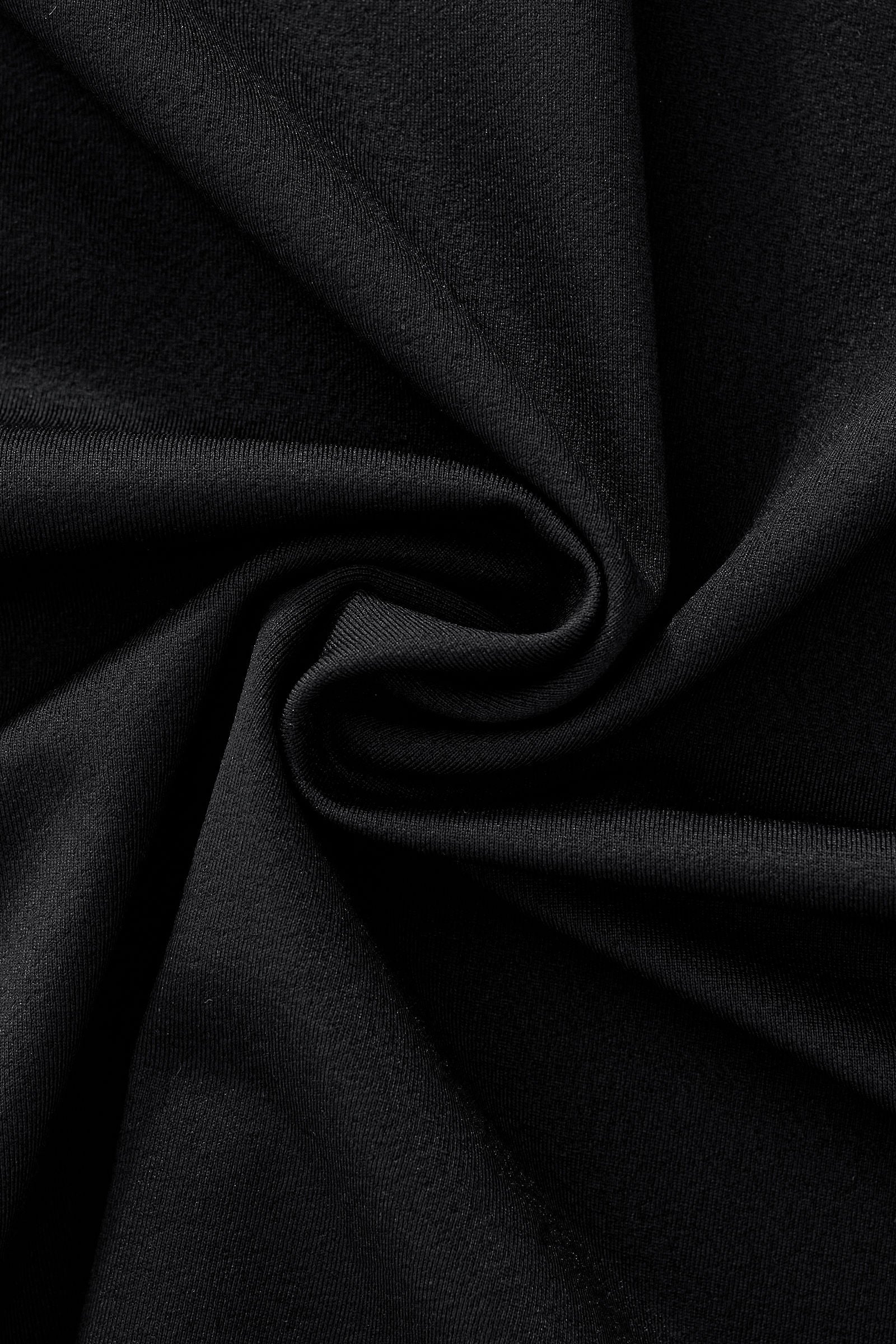 Perforated Collar Performance Polo – El Baron BLACK/GOLD - Image 13