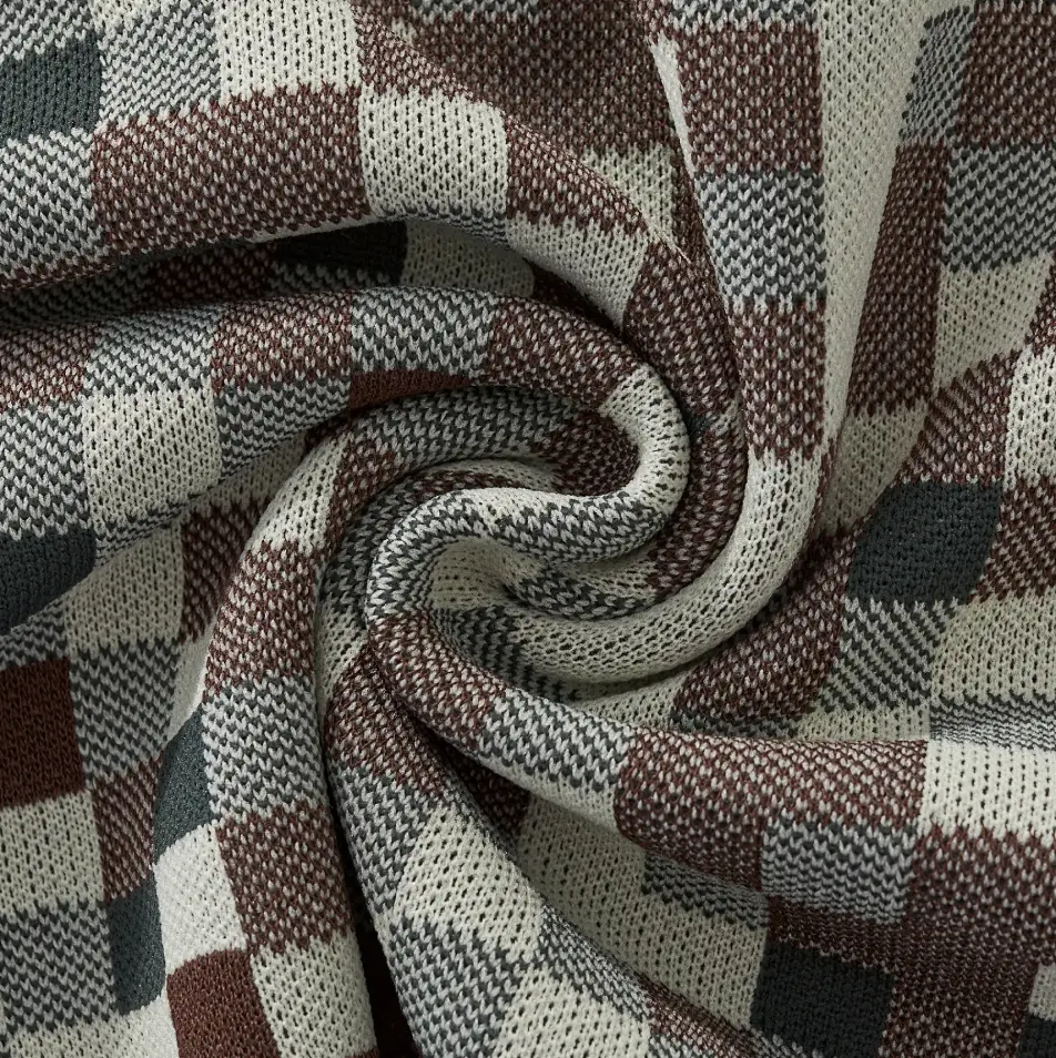 Pixel Fade Knit Polo KHAKI - Image 7