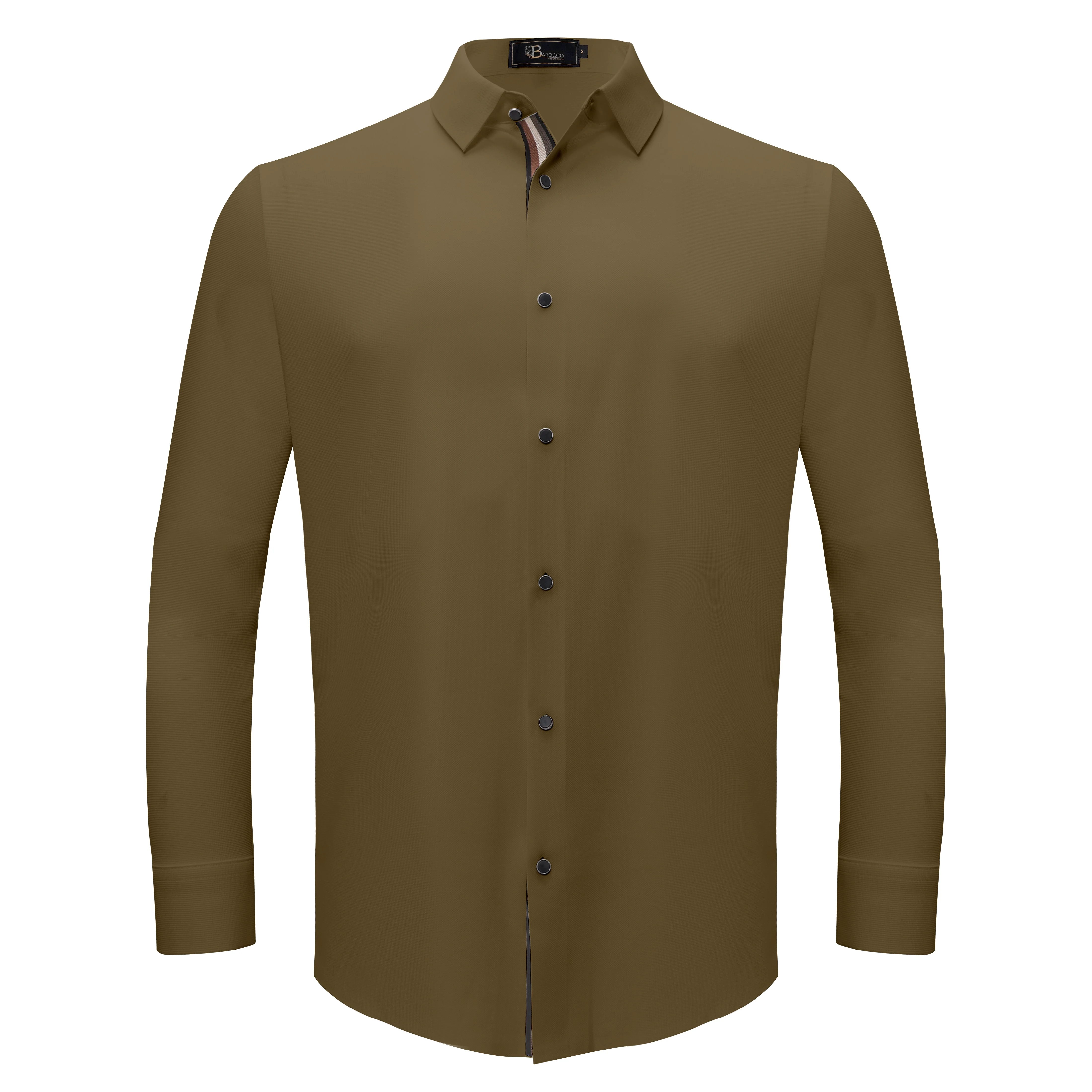 Power Move Button-Up Shirt KHAKI