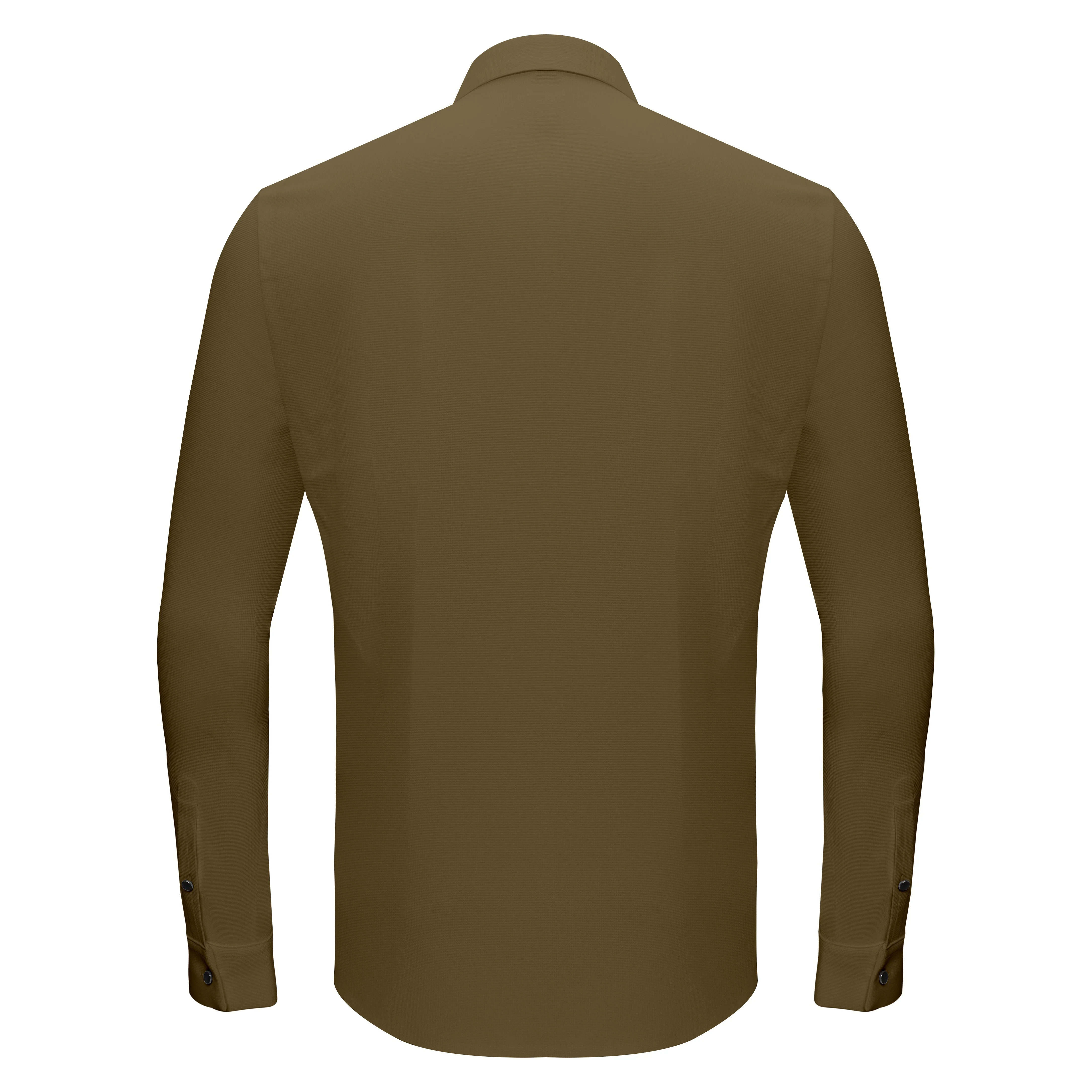 Power Move Button-Up Shirt KHAKI - Image 2