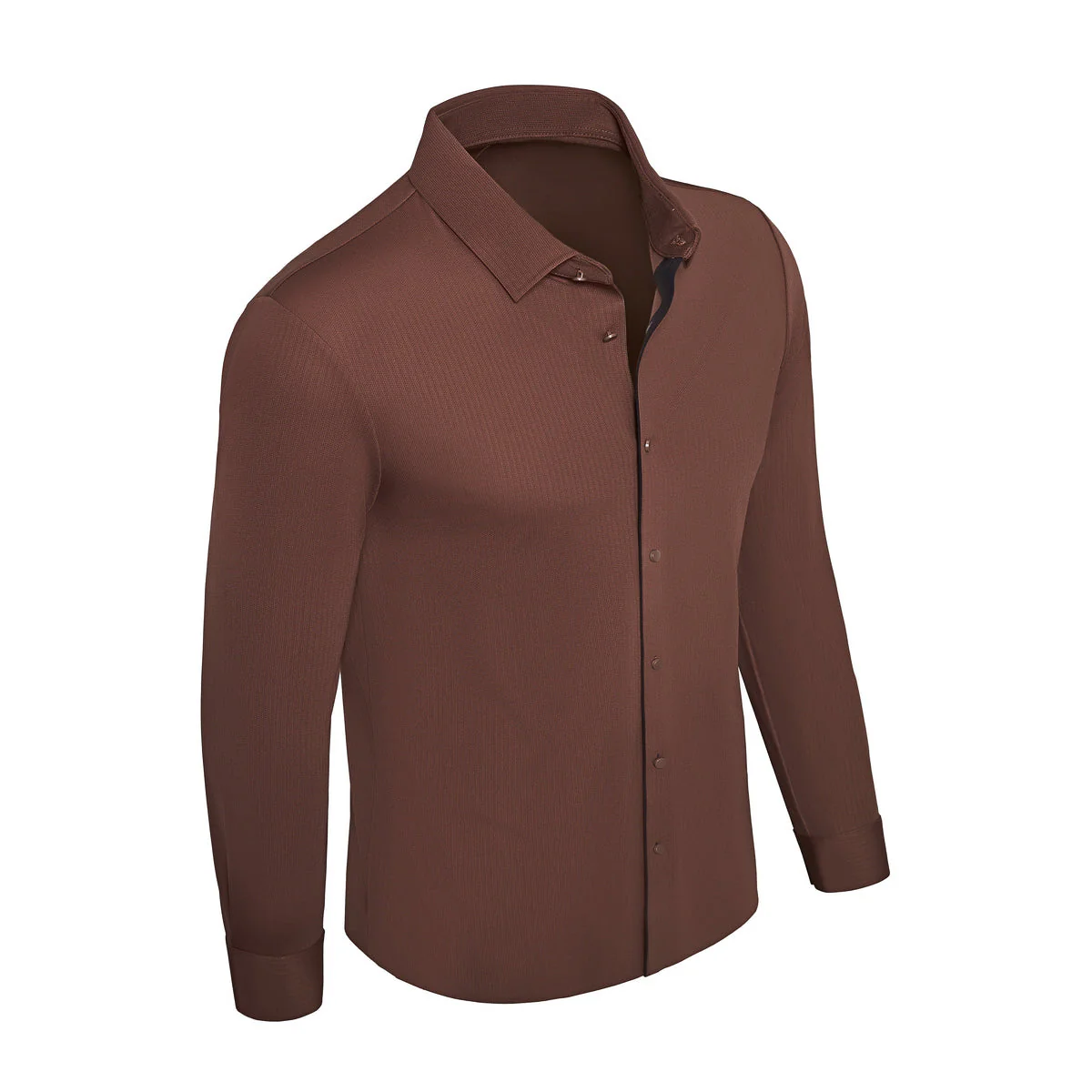 Precision Stitchless LS Shirt COFFEE - Image 2