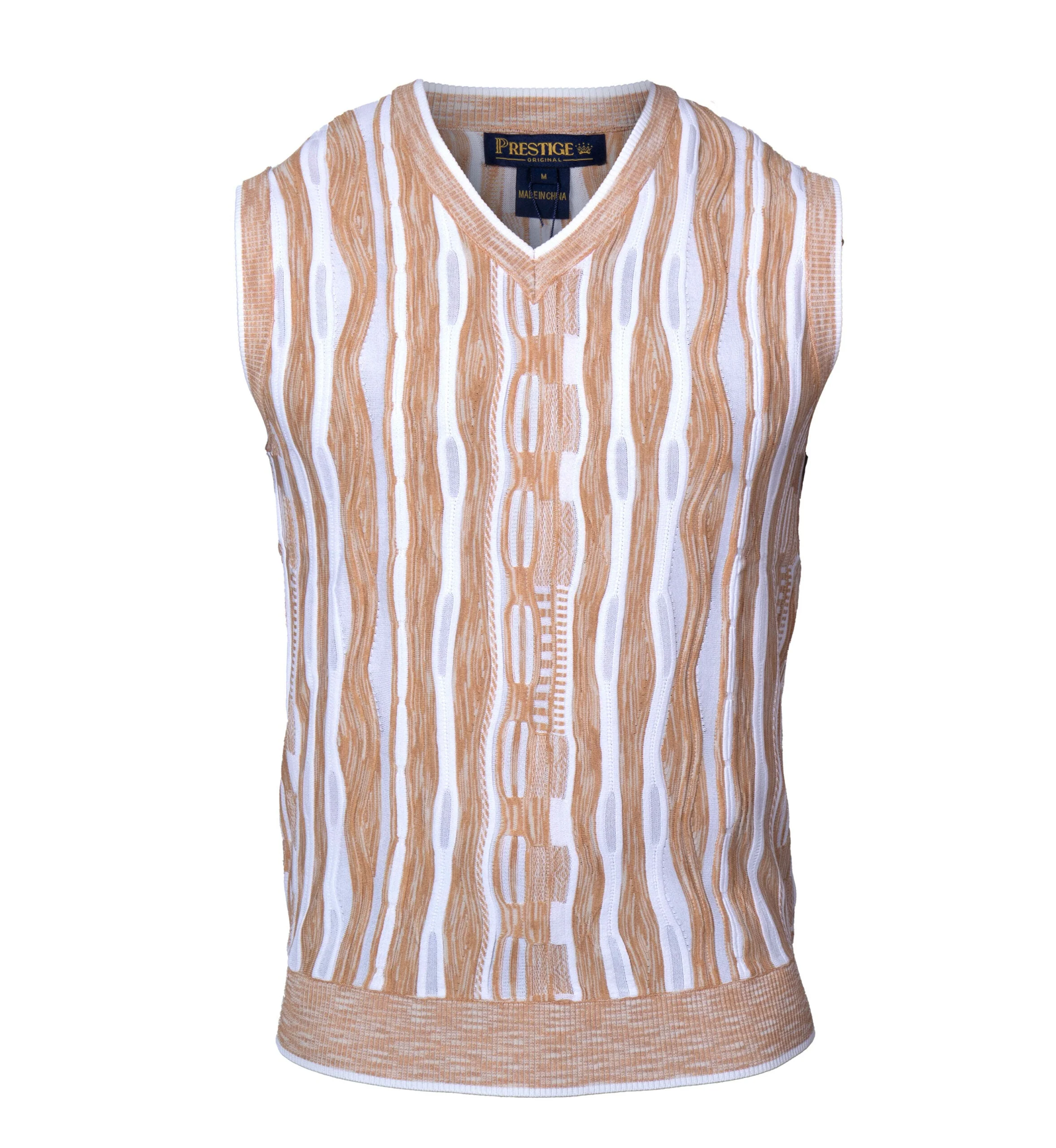 Prestige CMK-6028 Tan Knit Tank Top