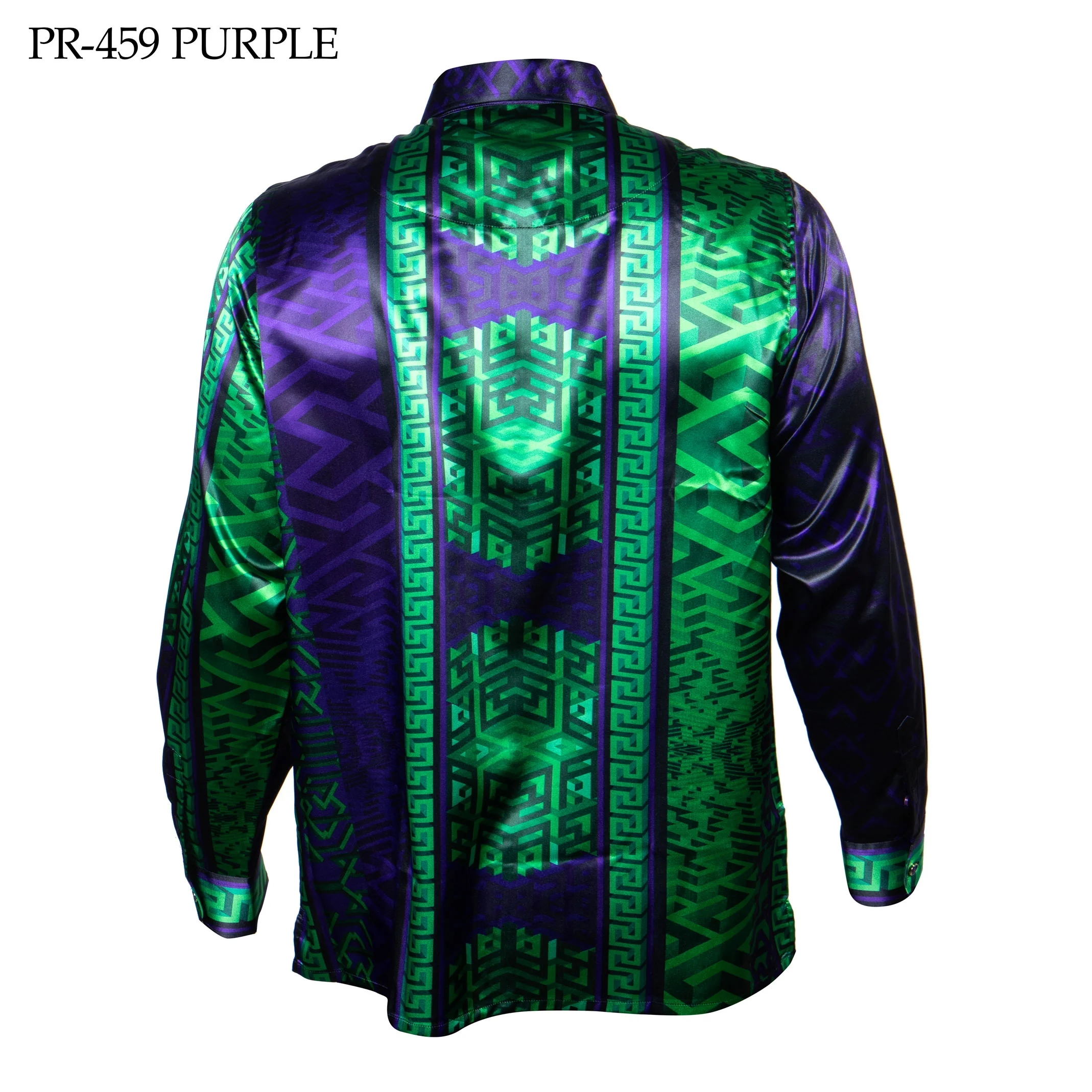 Prestige Greek Key Prisms Button Up Shirt - Image 2
