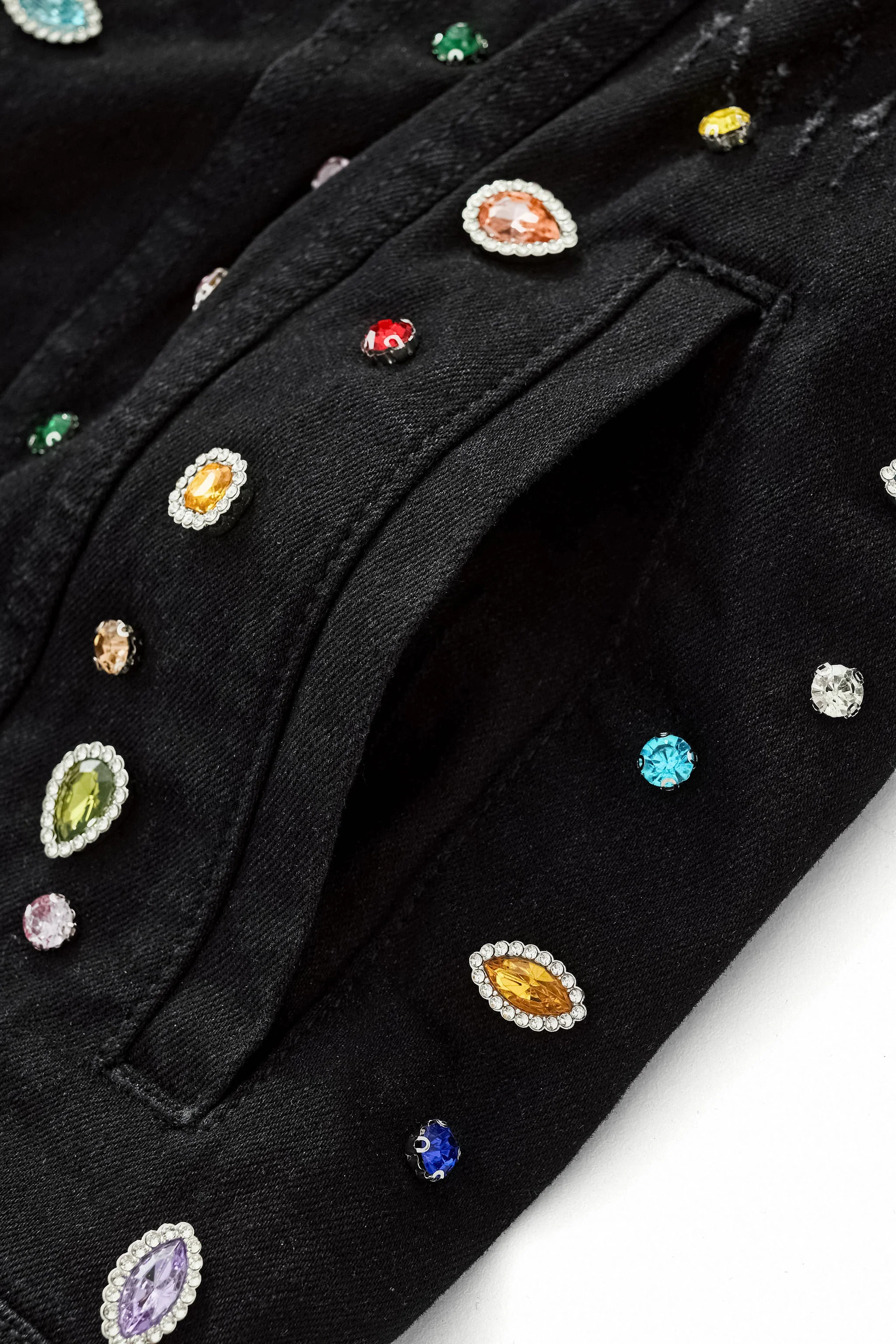 Prism Gem Denim Jkt – Century Penthouse BLACK - Image 7