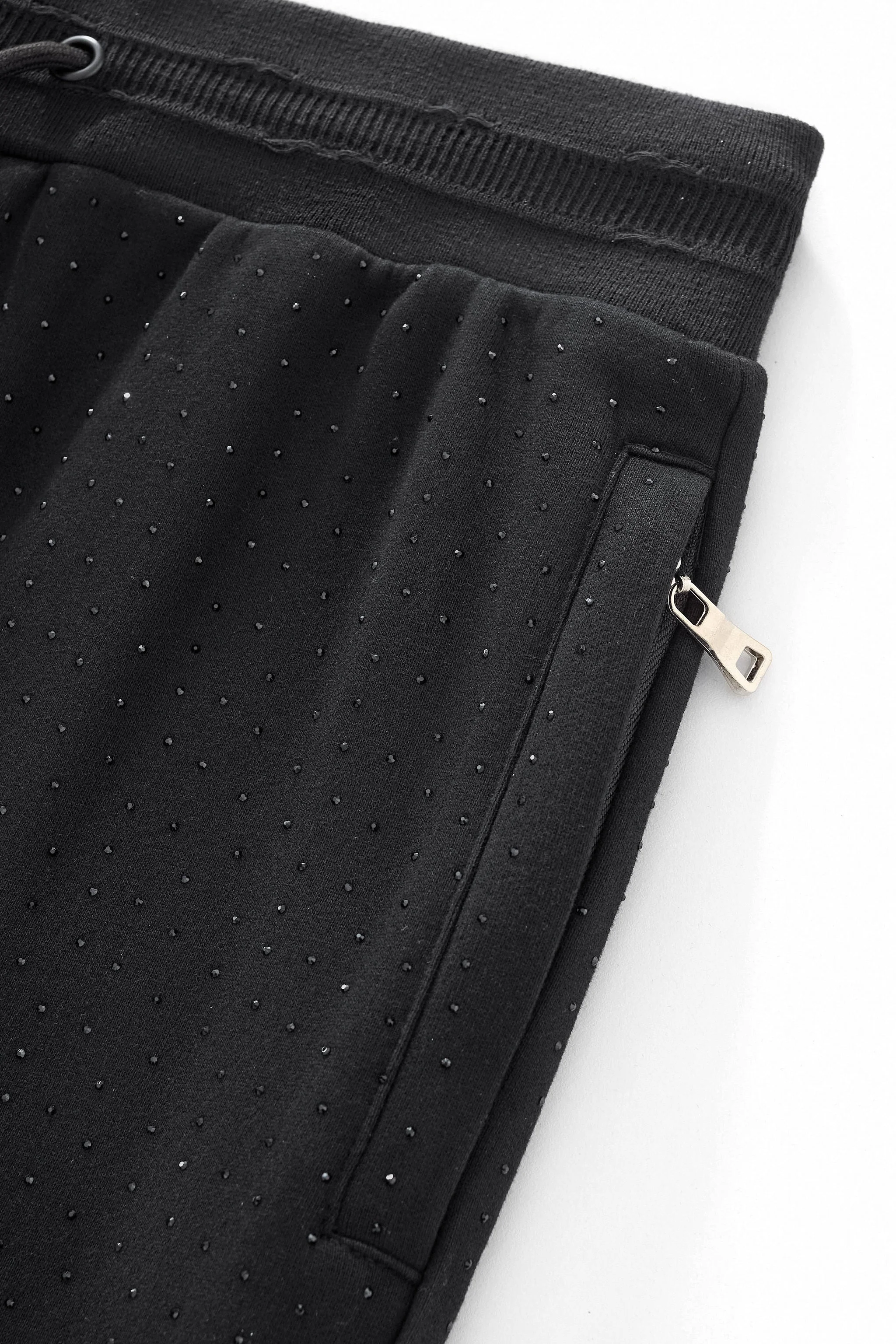Radiant Grid Stone Hoodie & Jogger Set BLACK - Image 9